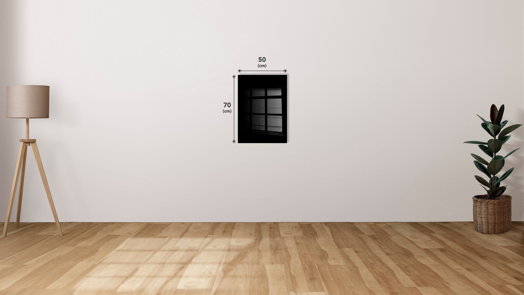 Quadro Decorativo em Vidro Temperado UV-517 (50 x 70 cm) Multicolor – Vidro 100% Temperado 4 mm