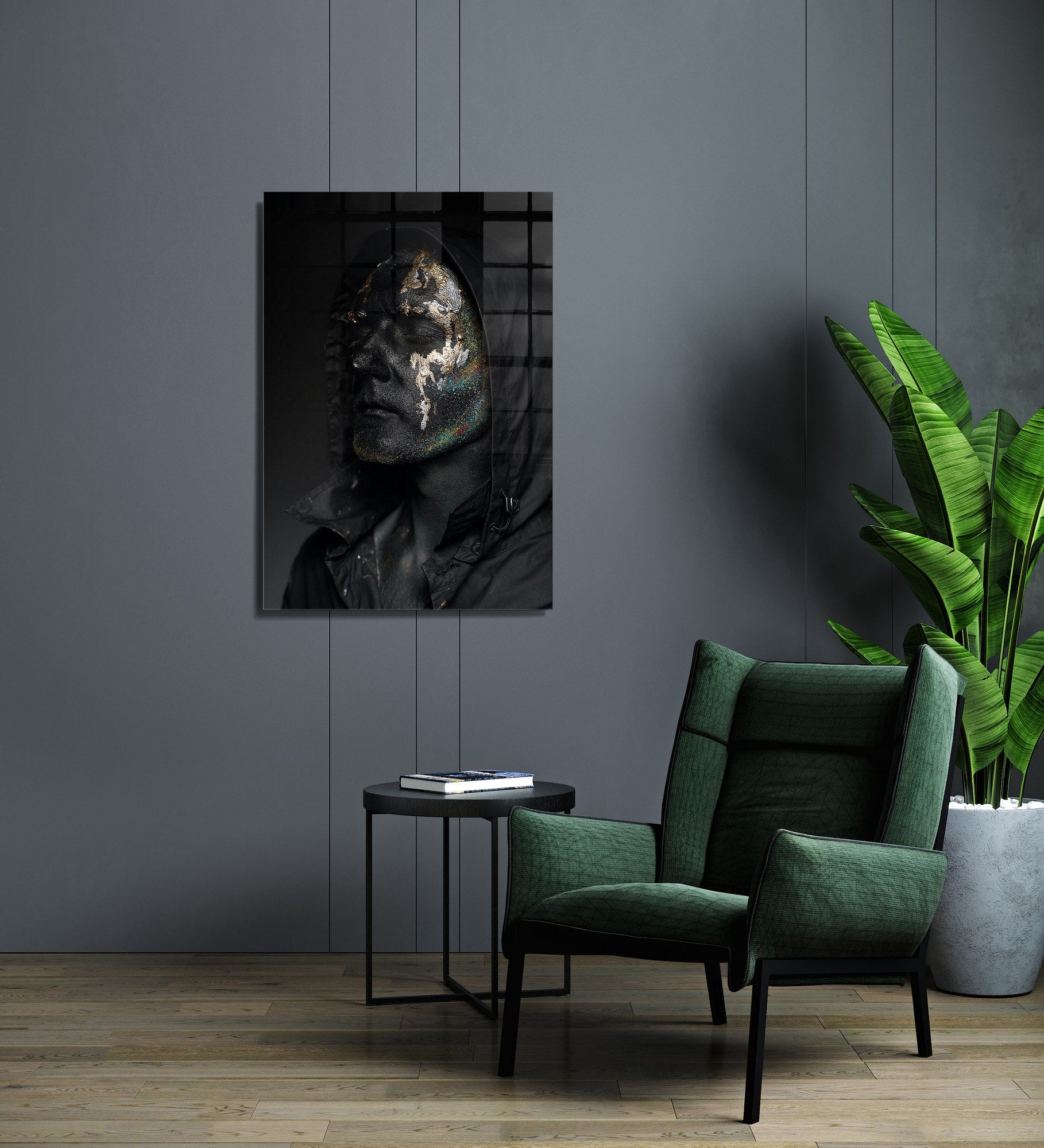 Quadro Decorativo em Vidro Temperado UV-689, Multicolor, 30 x 45 cm (4 mm)