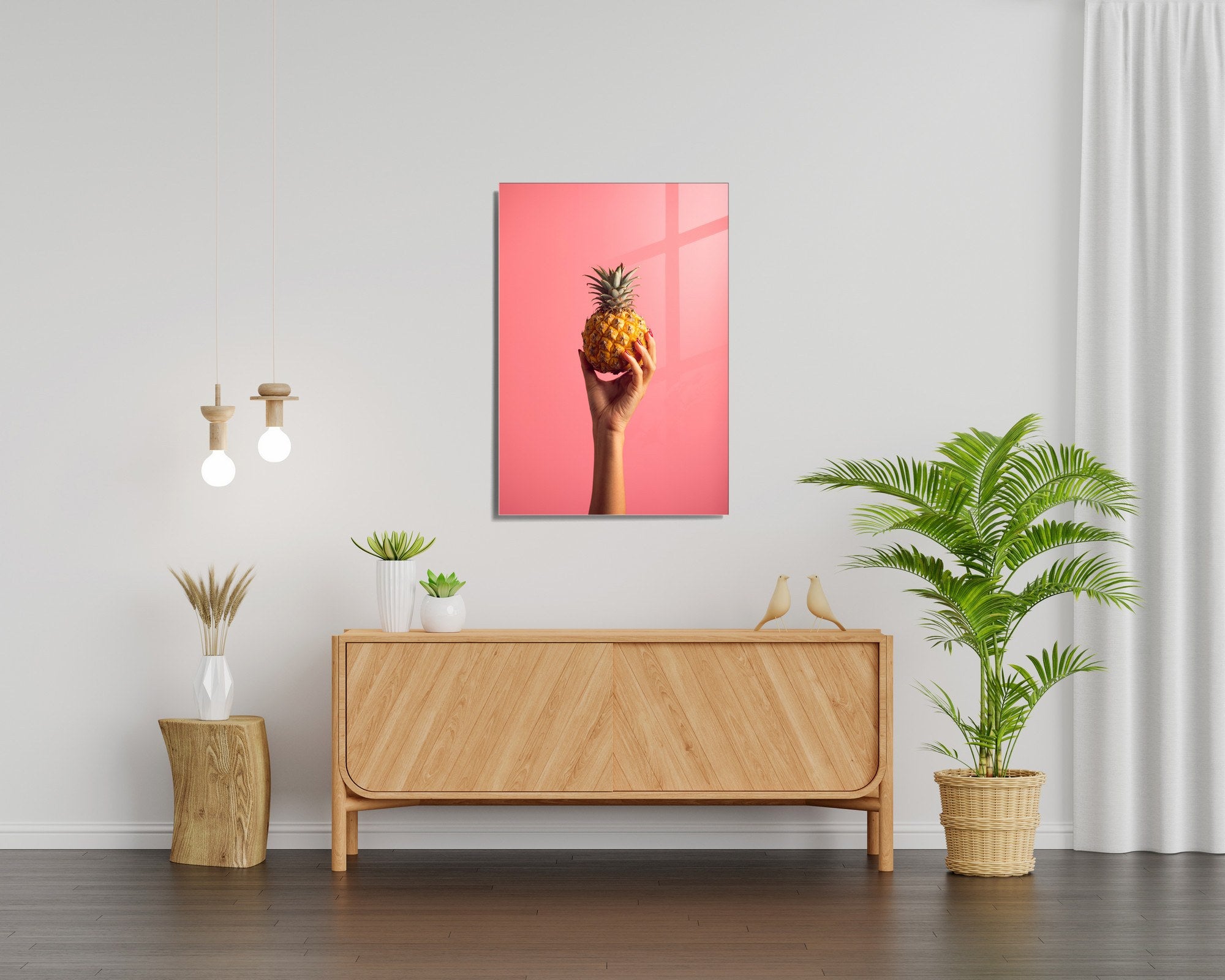 Quadro Decorativo em Vidro 100% Temperado UV-707, Multicolor, 45 x 65 cm (4 mm)