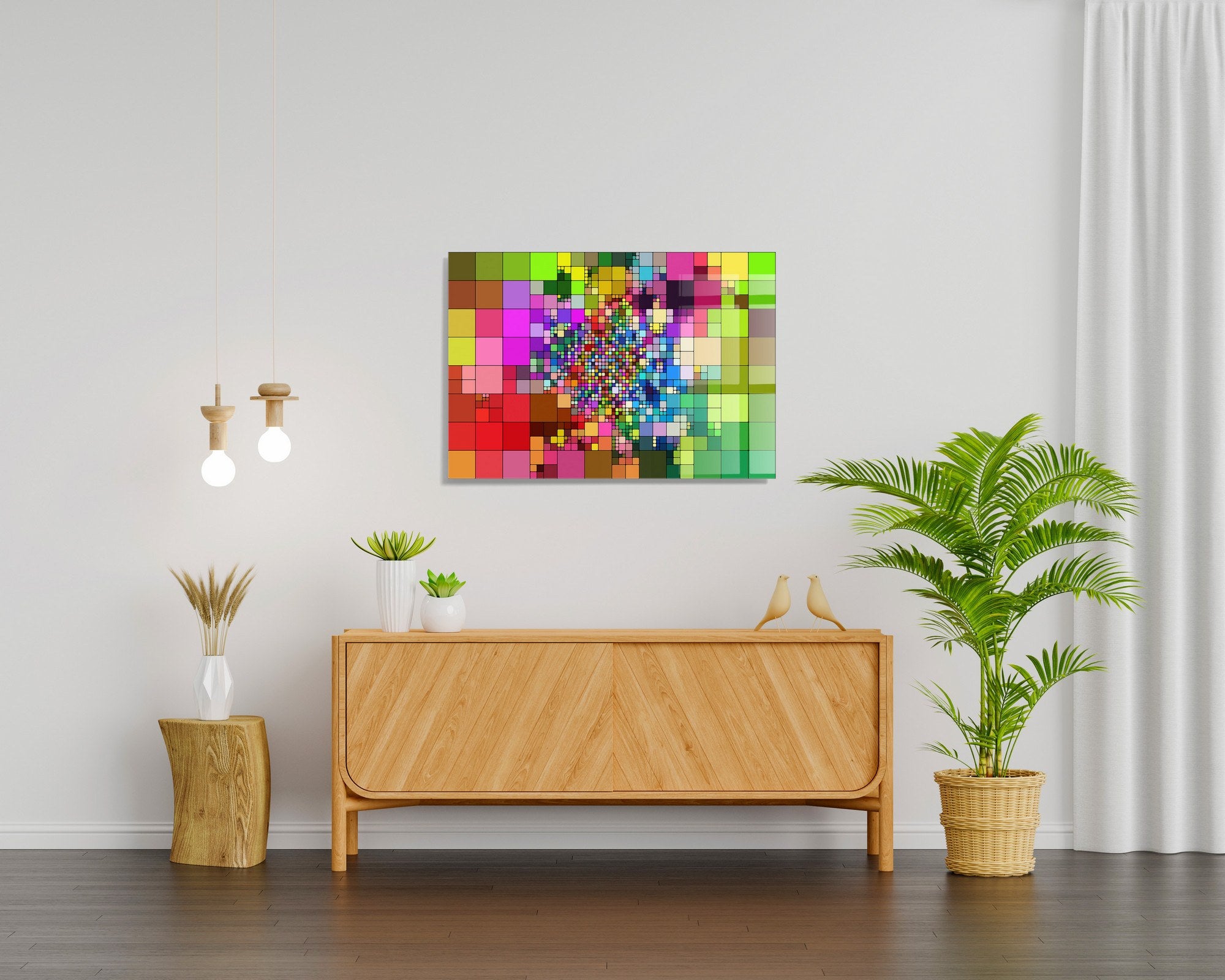 Quadro Decorativo em Vidro Temperado UV-542 (70 x 100 cm), Multicolor, 100% Vidro 4 mm