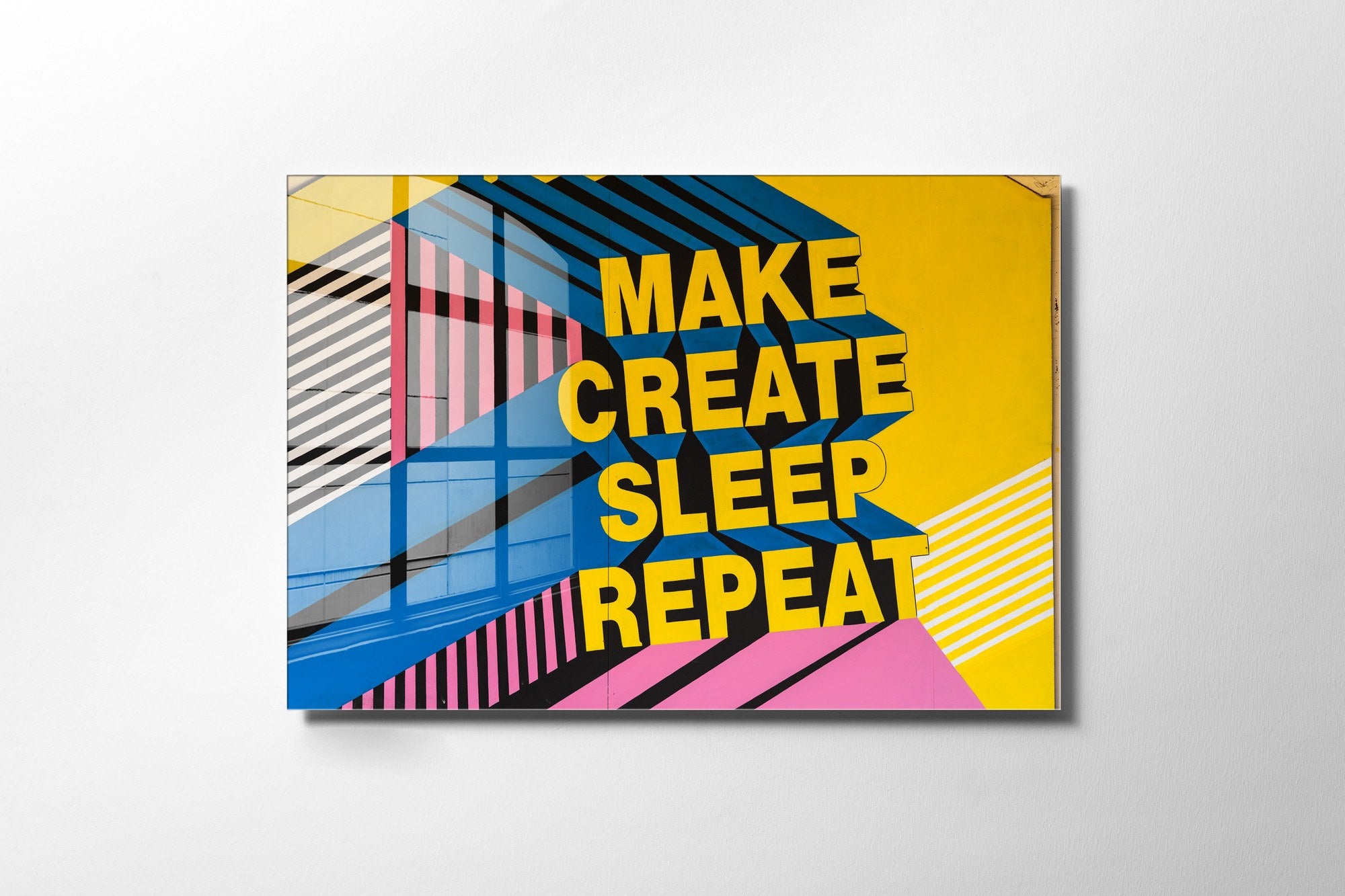 Quadro Decorativo em Vidro Temperado UV-545, 70x100 cm, Multicolor, 4 mm