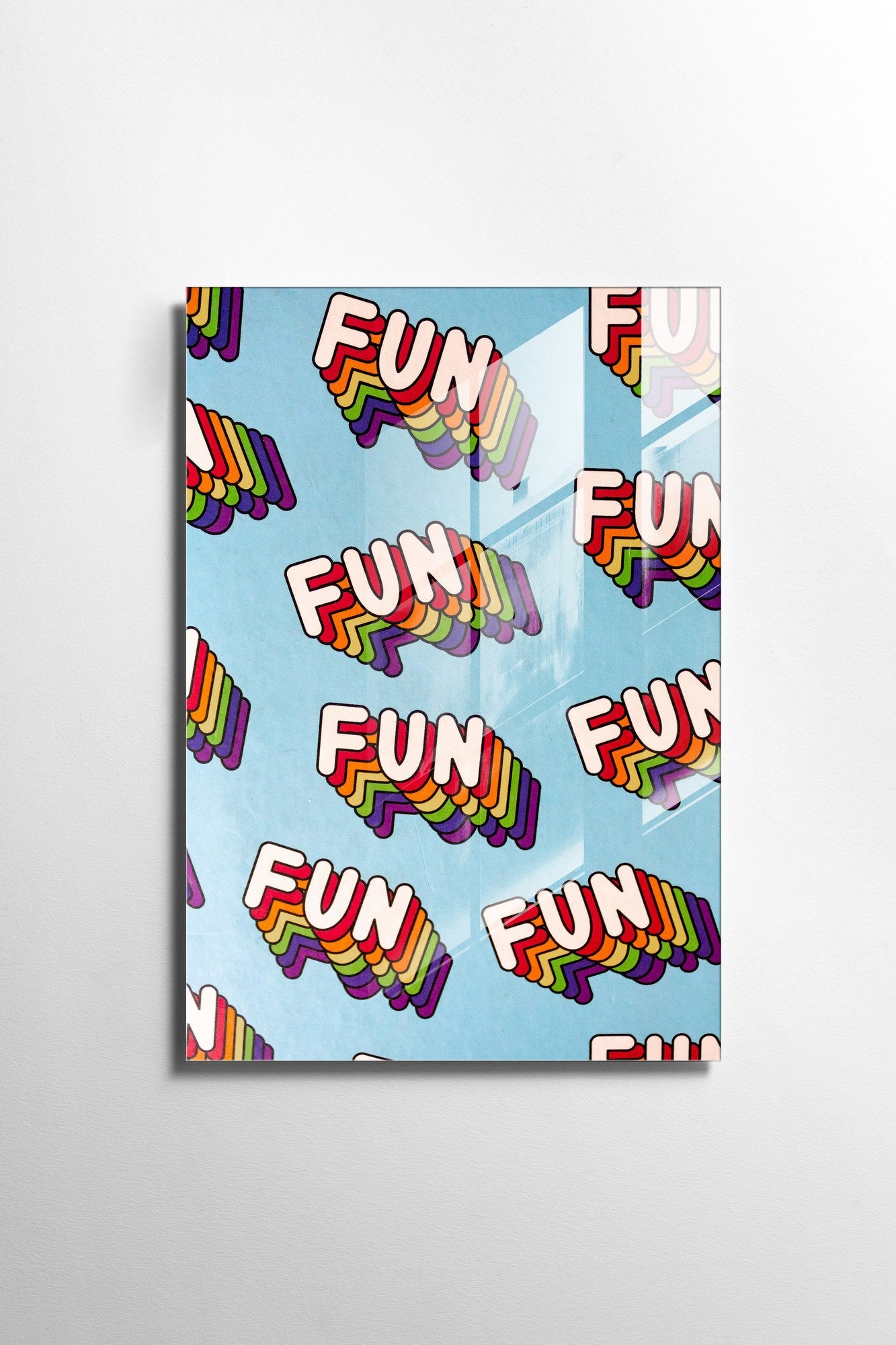 Quadro Decorativo em Vidro Temperado UV-695 – Multicolor, 30x45 cm, 4 mm