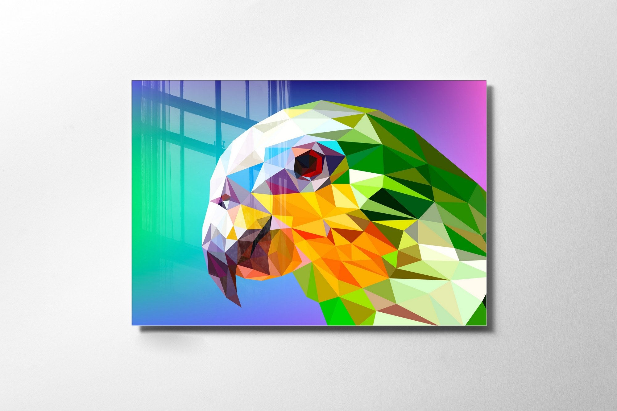 Quadro Decorativo em Vidro Temperado 4 mm Multicolor 30x45 cm | UV-696