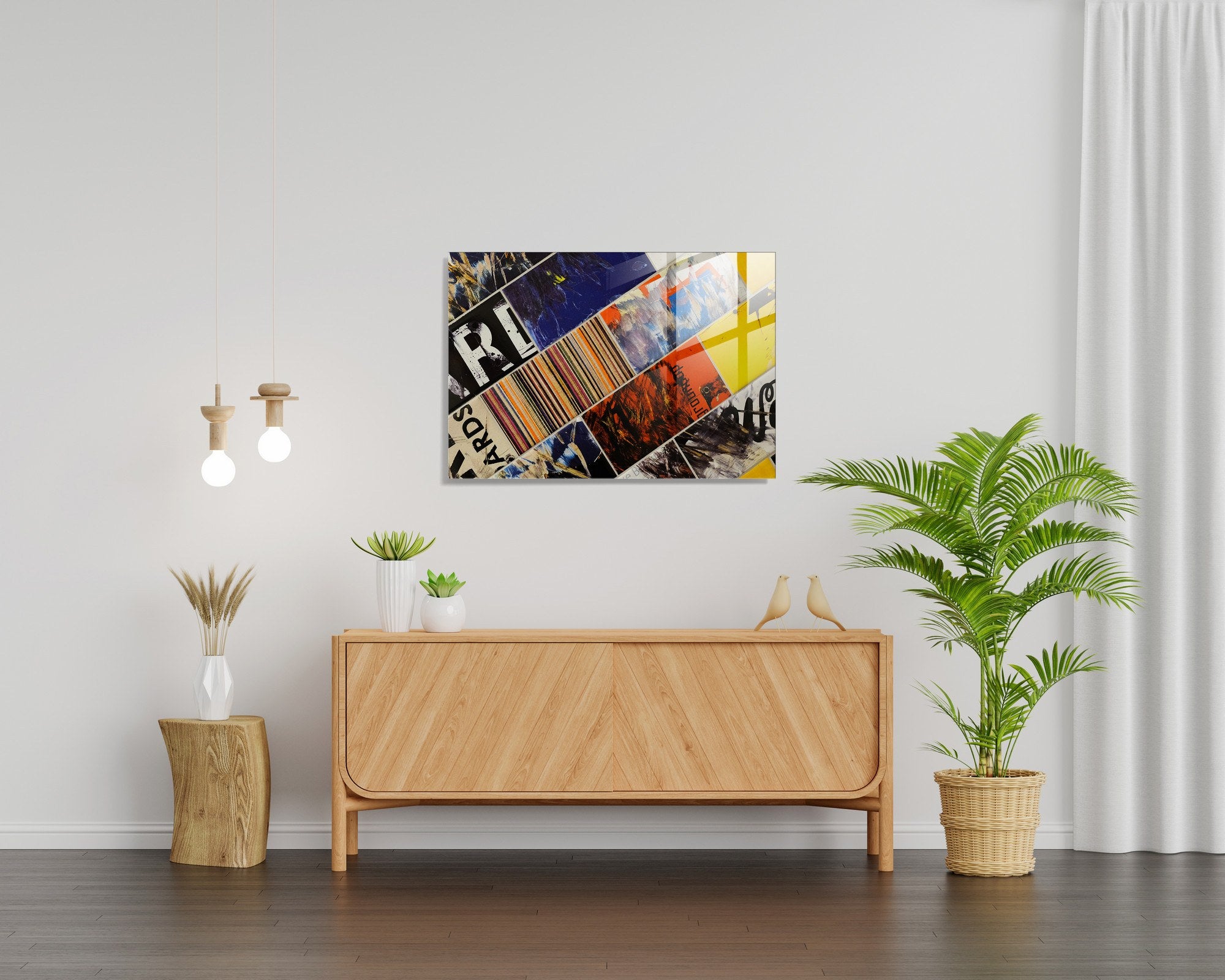 Quadro Decorativo em Vidro Temperado UV-529, 50x70 cm, Multicolor (4 mm)