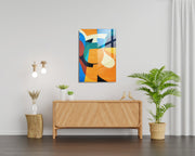 Quadro Decorativo em Vidro Temperado UV-551, 70x100 cm, Multicolor (4 mm)