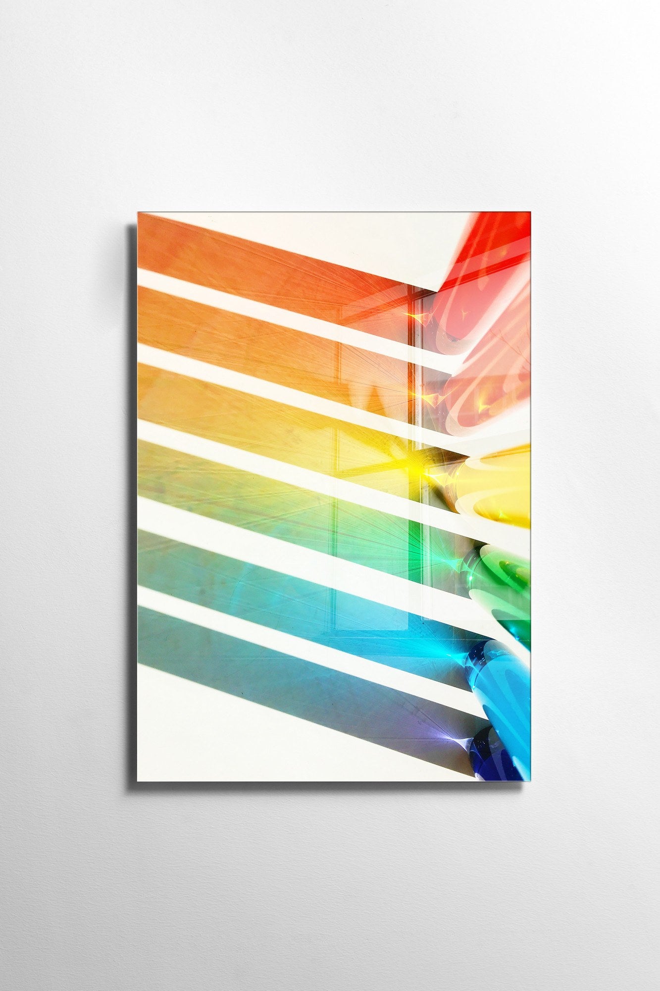 Quadro Decorativo em Vidro Temperado UV-531, Multicolor, 50 x 70 cm (4 mm)