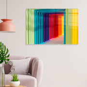 Pintura Decorativa em Vidro Temperado UV-604, 50 x 70 cm, Multicolor, 4 mm