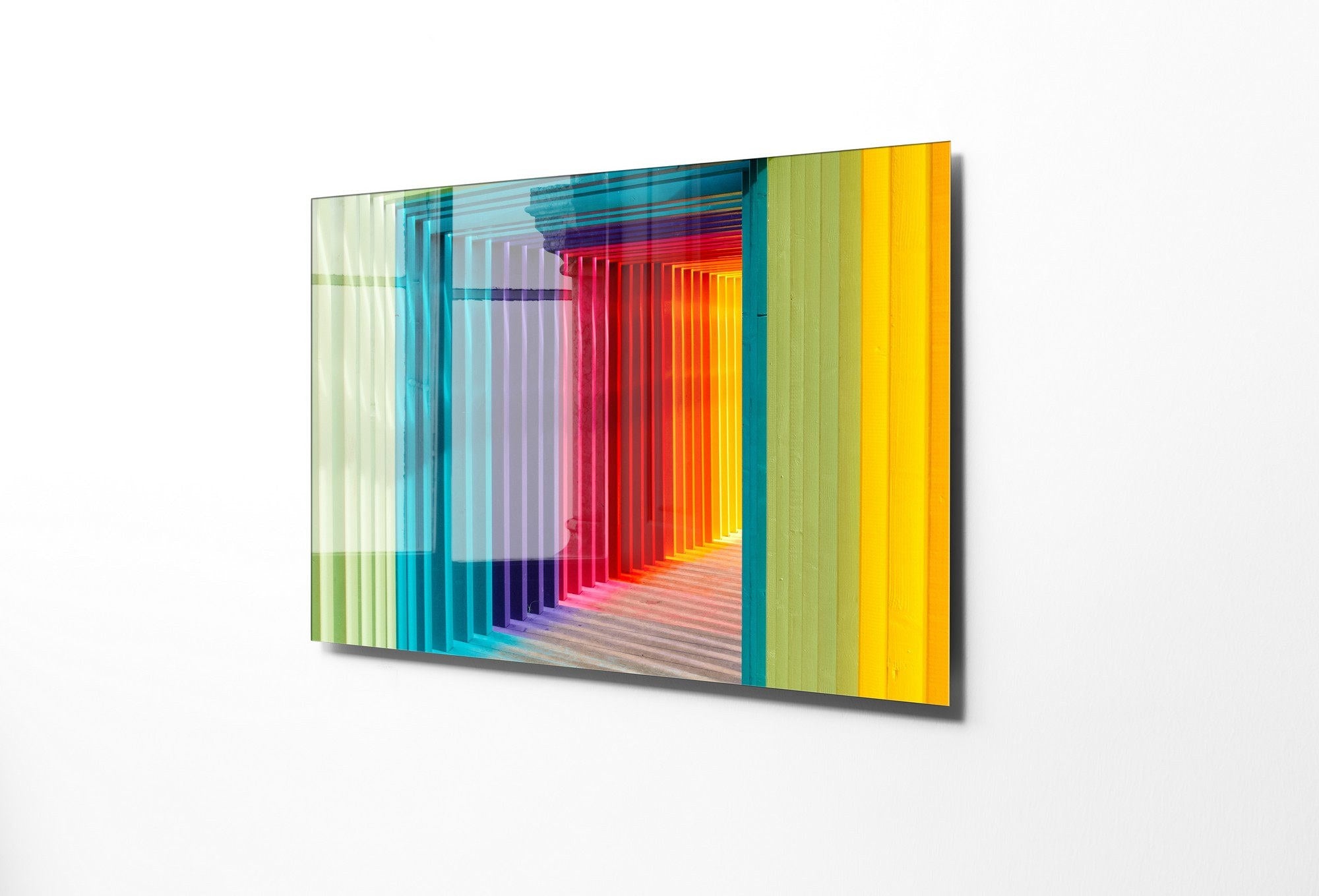 Pintura Decorativa em Vidro Temperado UV-604, 50 x 70 cm, Multicolor, 4 mm