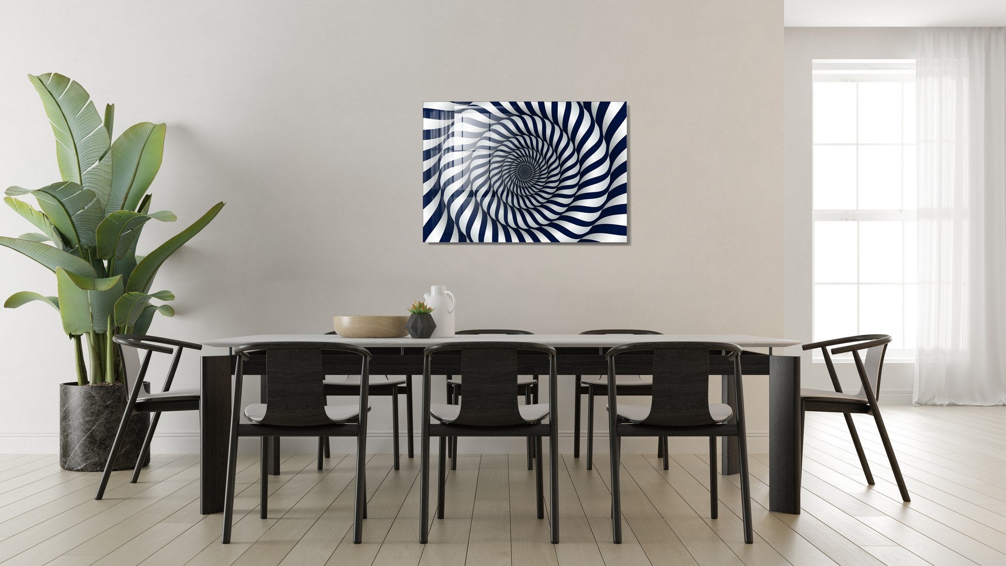 Quadro Decorativo em Vidro Temperado UV-580, Multicolor, 45 x 65 cm (4 mm)