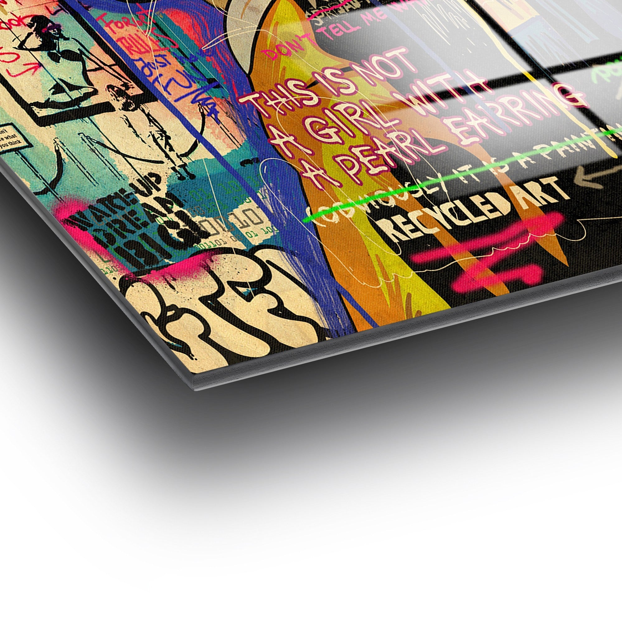 Quadro Decorativo em Vidro Temperado UV-712 (70 x 100 cm), Multicolor, 4 mm