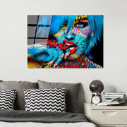 Quadro Decorativo em Vidro Temperado UV-713, Multicolor, 70 x 100 cm (4 mm)