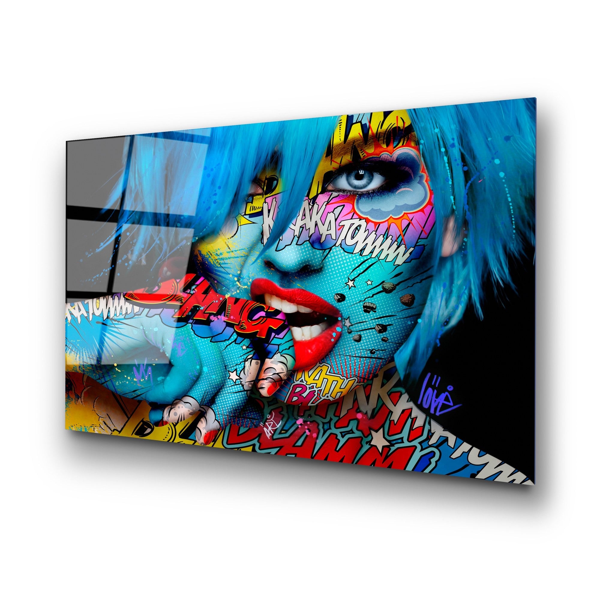 Quadro Decorativo em Vidro Temperado UV-713, Multicolor, 70 x 100 cm (4 mm)