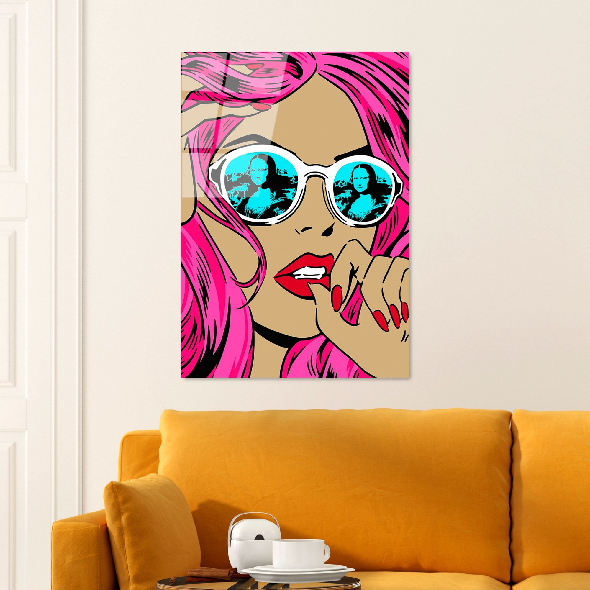 Quadro Decorativo em Vidro Temperado Multicolor 70 x 100 cm (UV-715) – 100% Vidro 4 mm