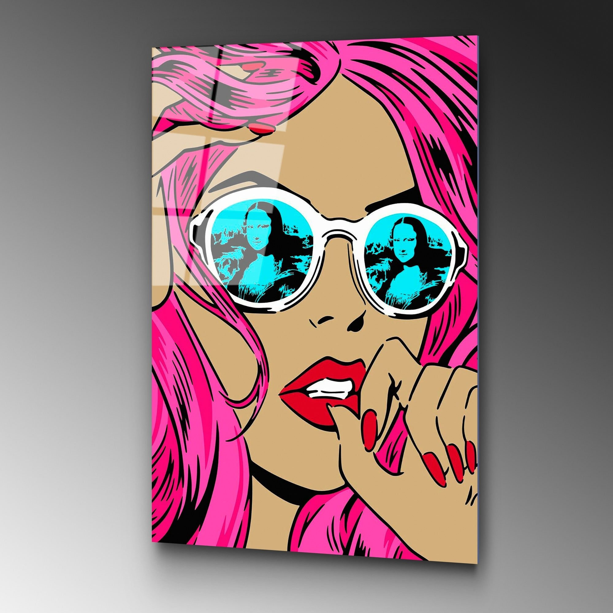 Quadro Decorativo em Vidro Temperado Multicolor 70 x 100 cm (UV-715) – 100% Vidro 4 mm