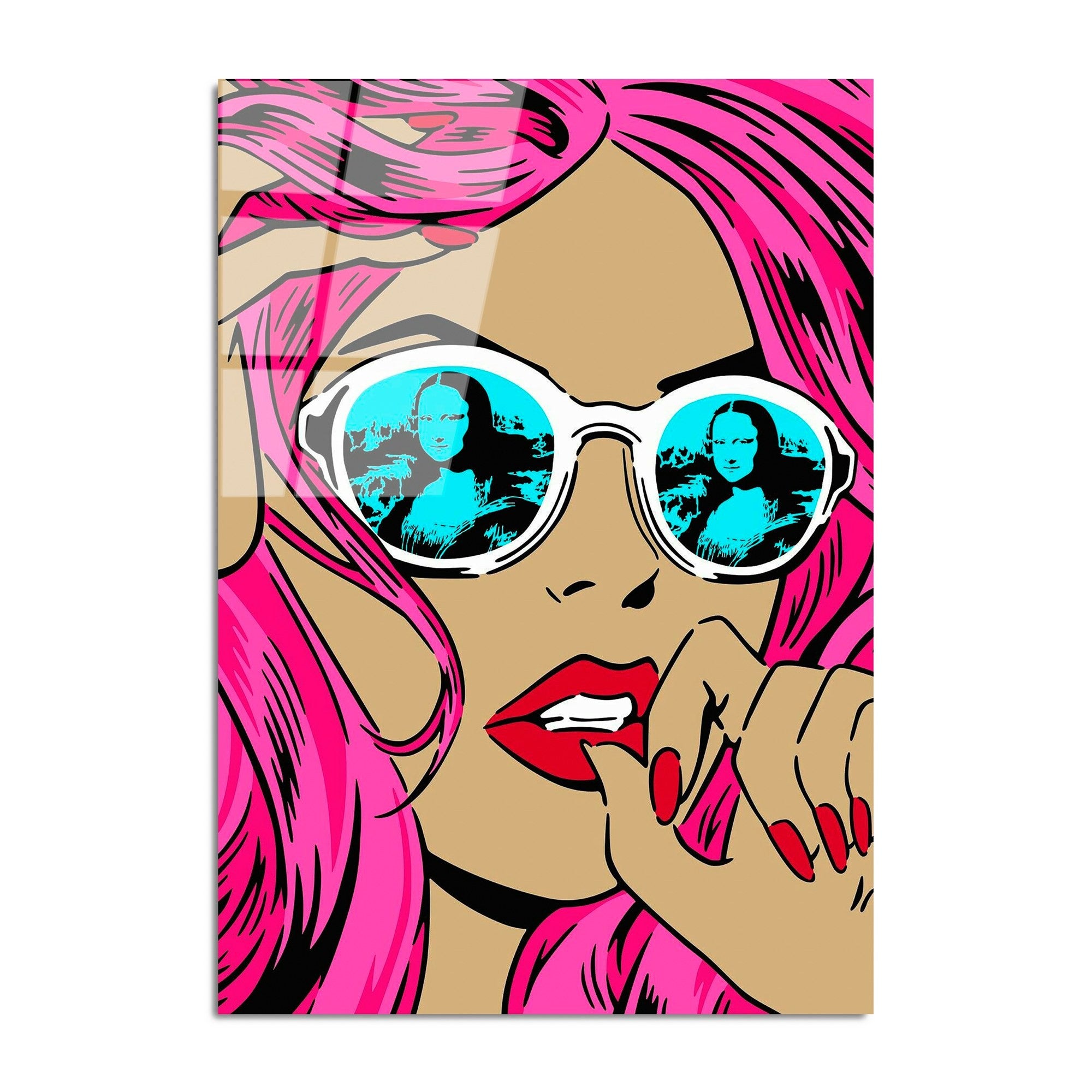 Quadro Decorativo em Vidro Temperado Multicolor 70 x 100 cm (UV-715) – 100% Vidro 4 mm