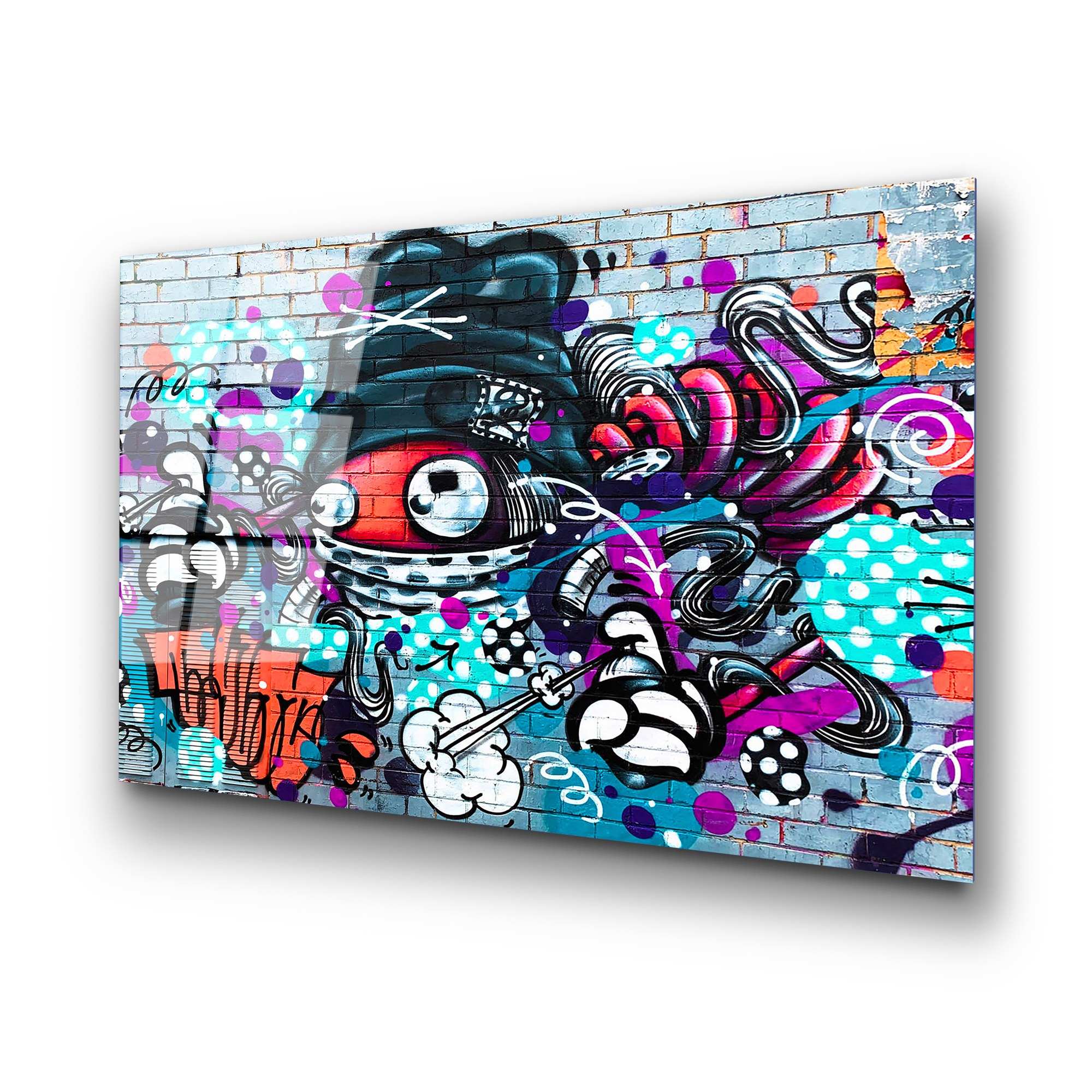 Quadro Decorativo em Vidro Temperado UV-716, Multicolor, 70 x 100 cm, 4 mm