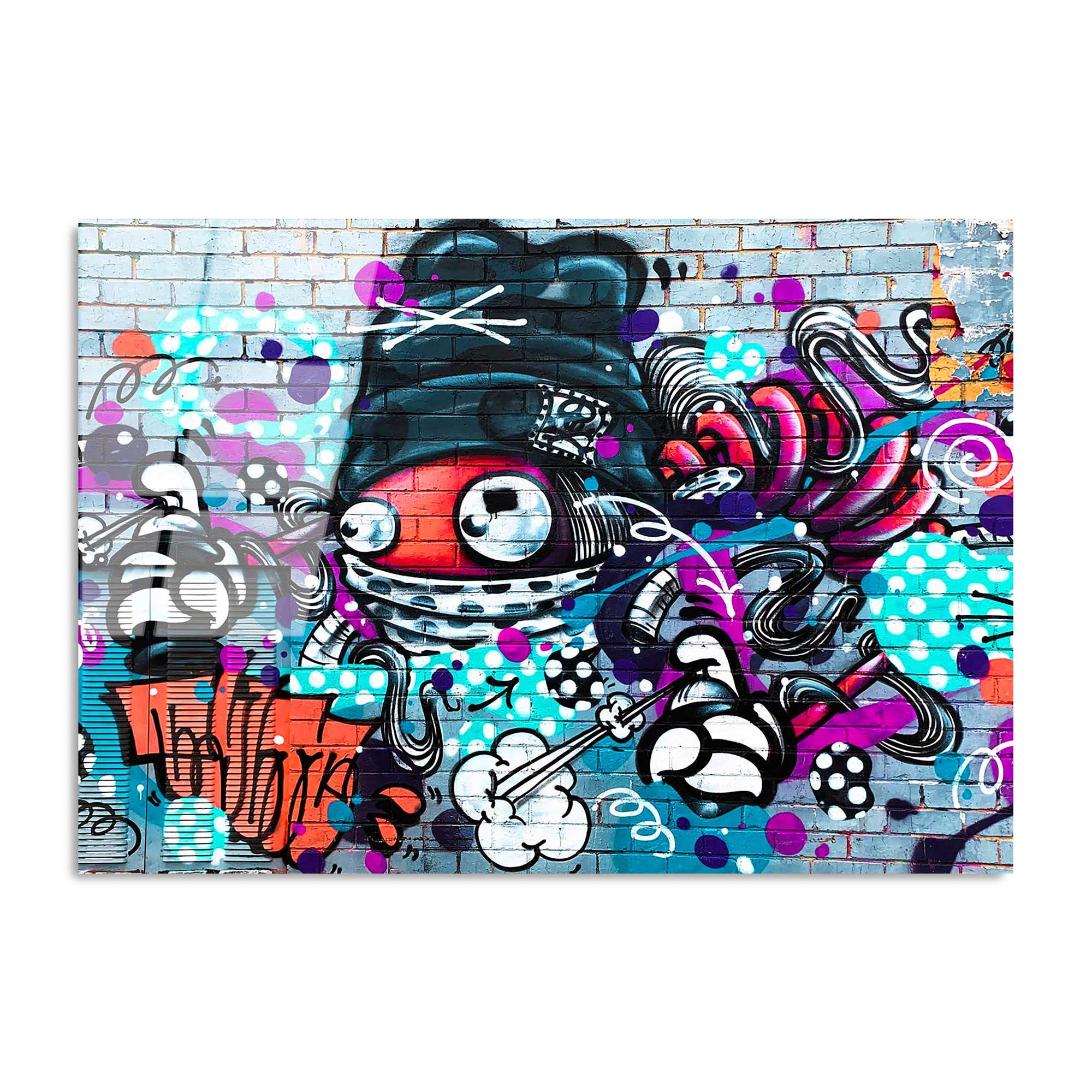 Quadro Decorativo em Vidro Temperado UV-716, Multicolor, 70 x 100 cm, 4 mm