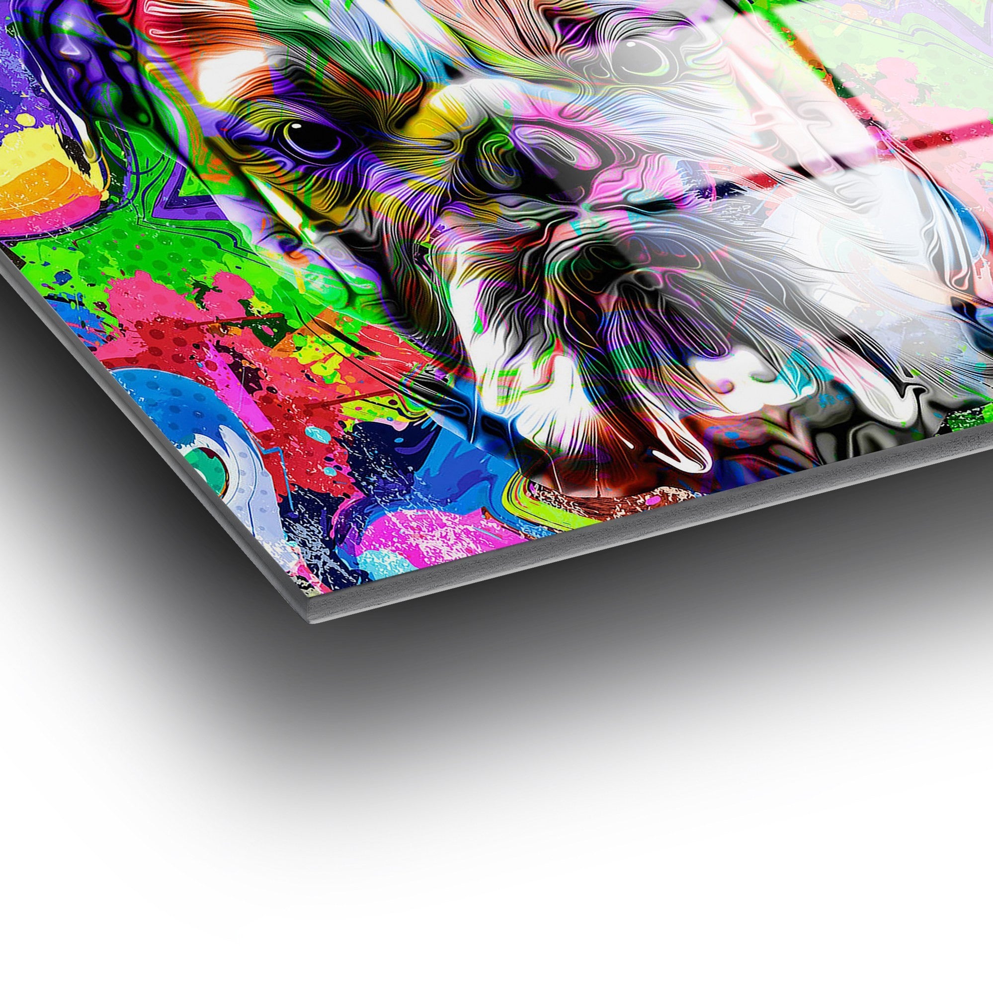 Quadro Decorativo em Vidro Temperado UV-717, 70 x 100 cm, Multicolor, 4 mm