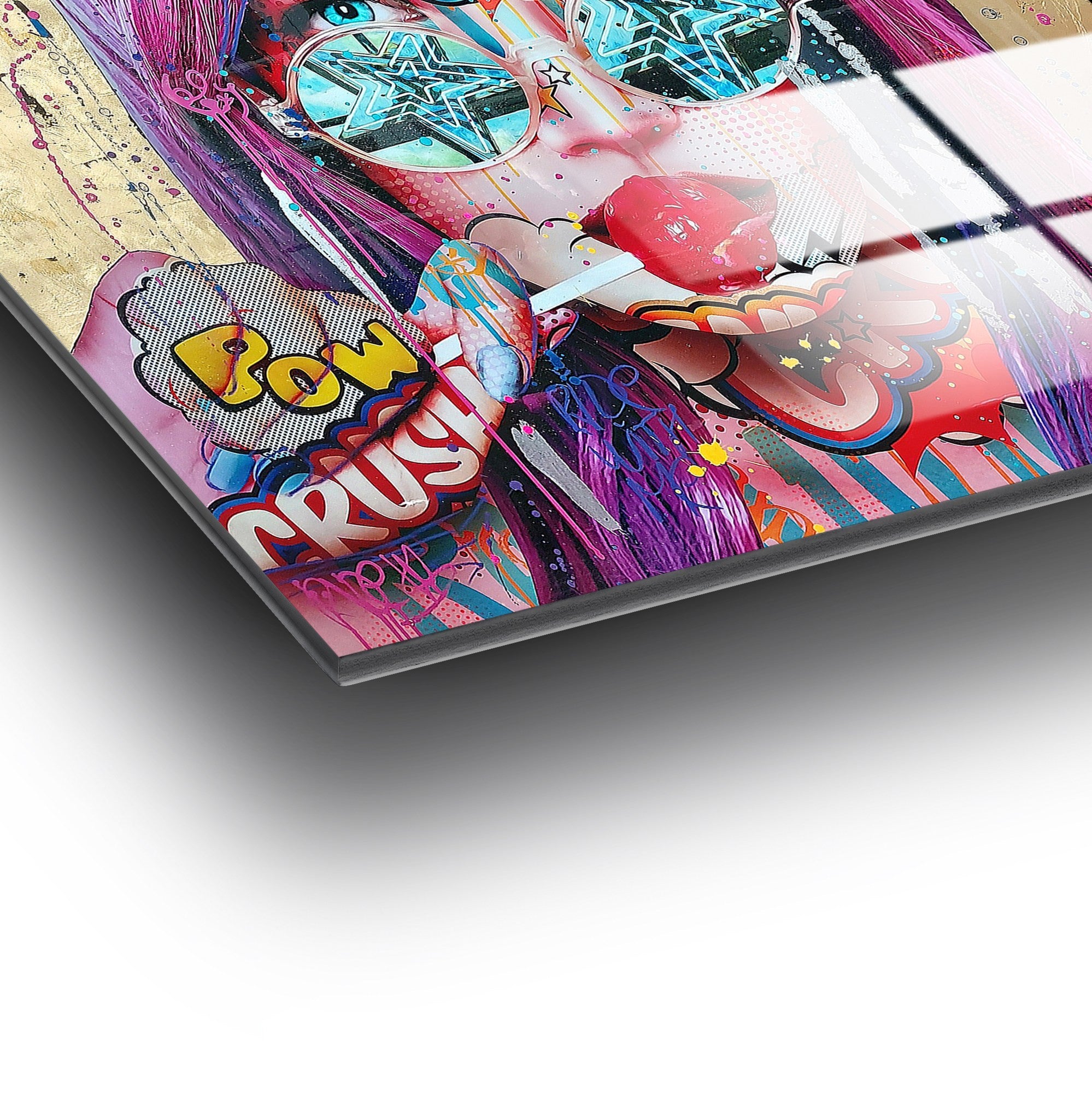 Quadro Decorativo em Vidro Temperado 4 mm 70x100 cm Multicolor – UV-719 (Ref. 123BZM2211)