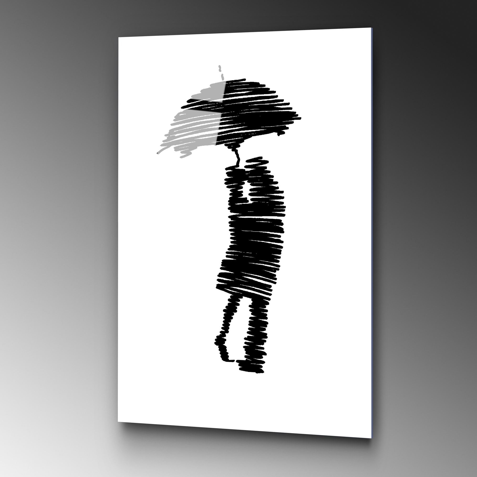 Quadro Decorativo em Vidro Temperado 100% (4 mm) UV-720, Multicolor, 70 x 100 cm