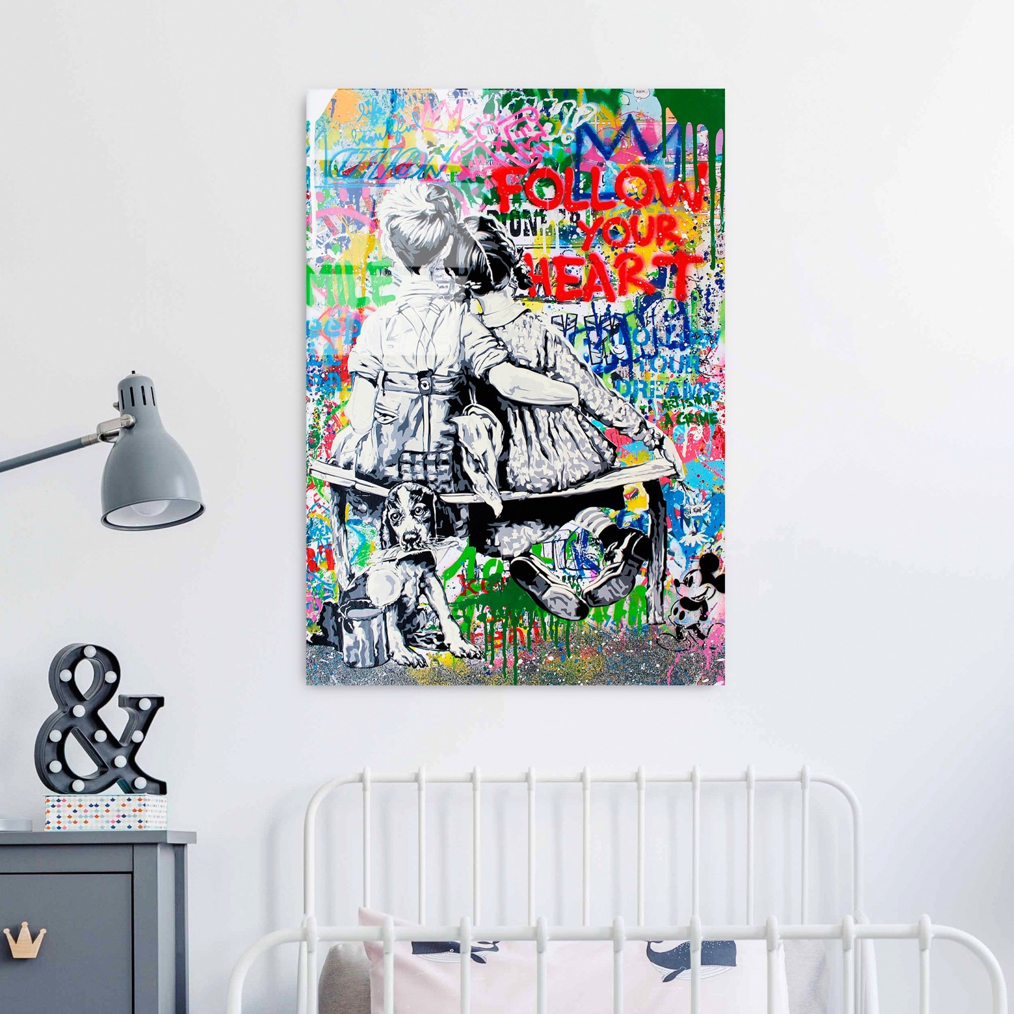 Quadro Decorativo em Vidro Temperado UV-721, 70 x 100 cm, Multicolor (4 mm)