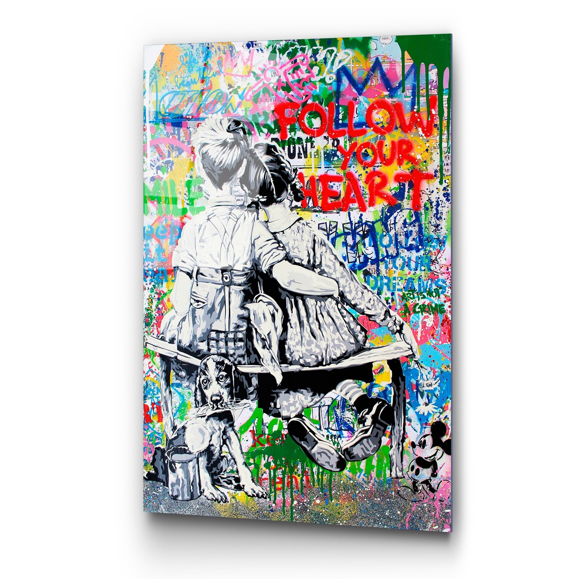 Quadro Decorativo em Vidro Temperado UV-721, 70 x 100 cm, Multicolor (4 mm)