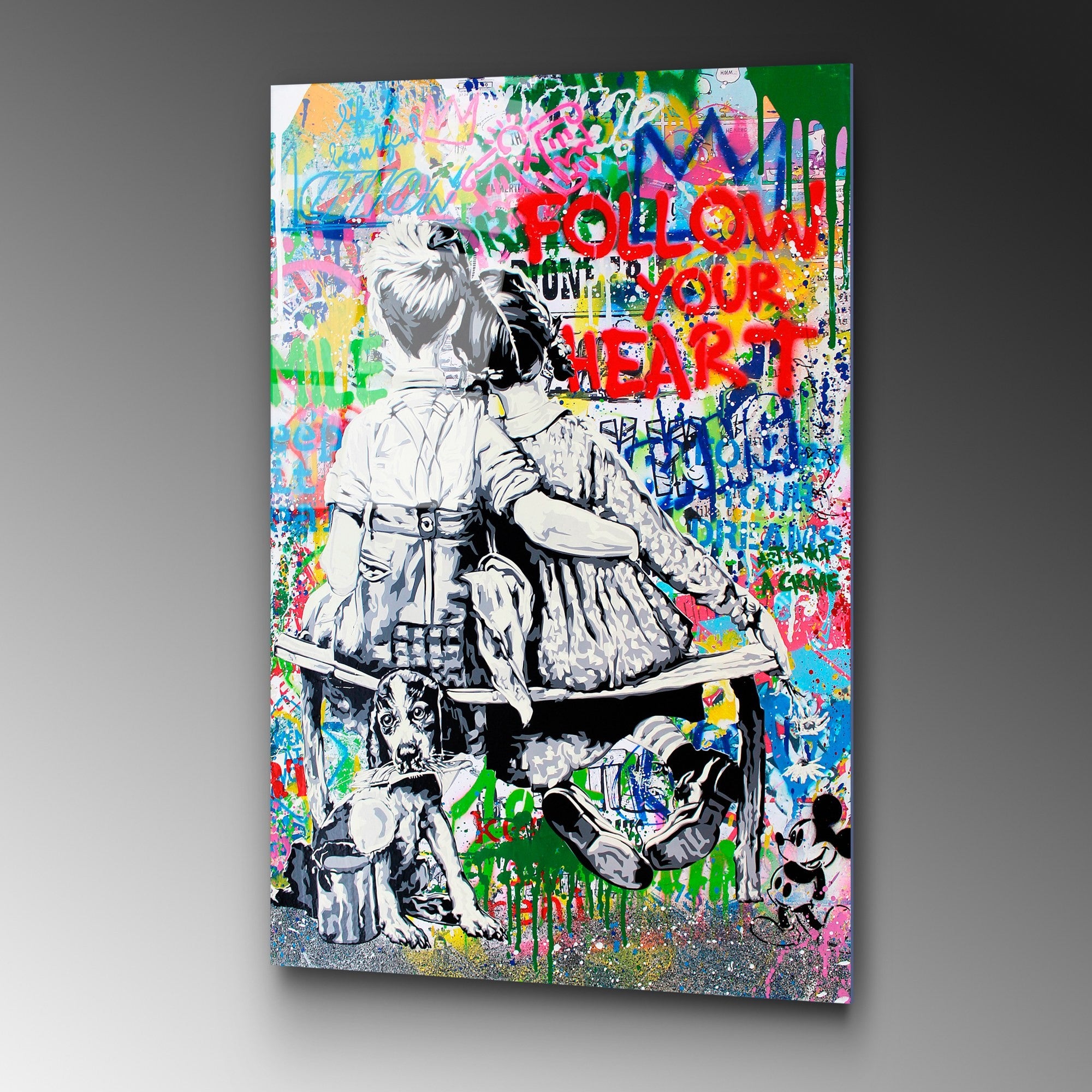 Quadro Decorativo em Vidro Temperado UV-721, 70 x 100 cm, Multicolor (4 mm)