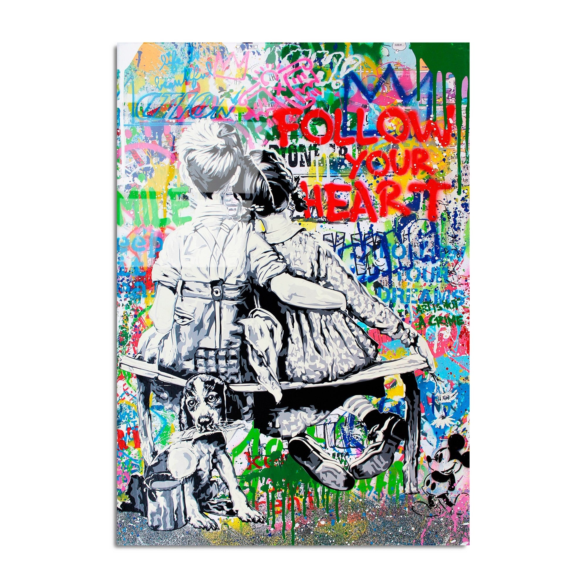 Quadro Decorativo em Vidro Temperado UV-721, 70 x 100 cm, Multicolor (4 mm)