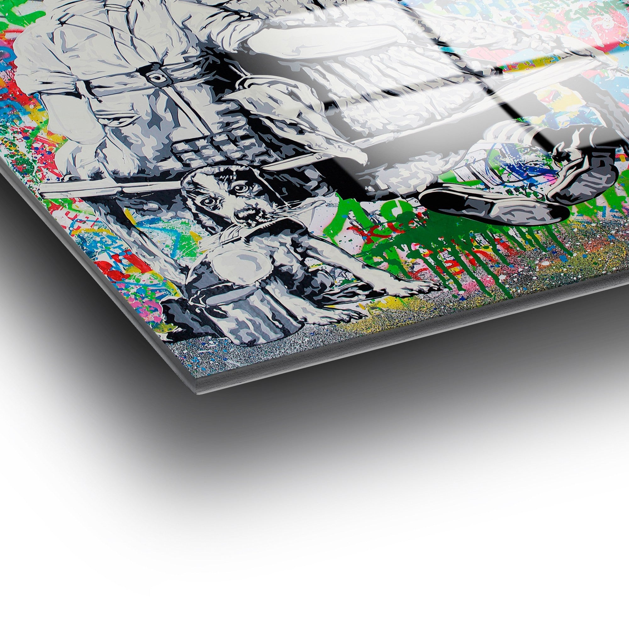 Quadro Decorativo em Vidro Temperado UV-721, 70 x 100 cm, Multicolor (4 mm)