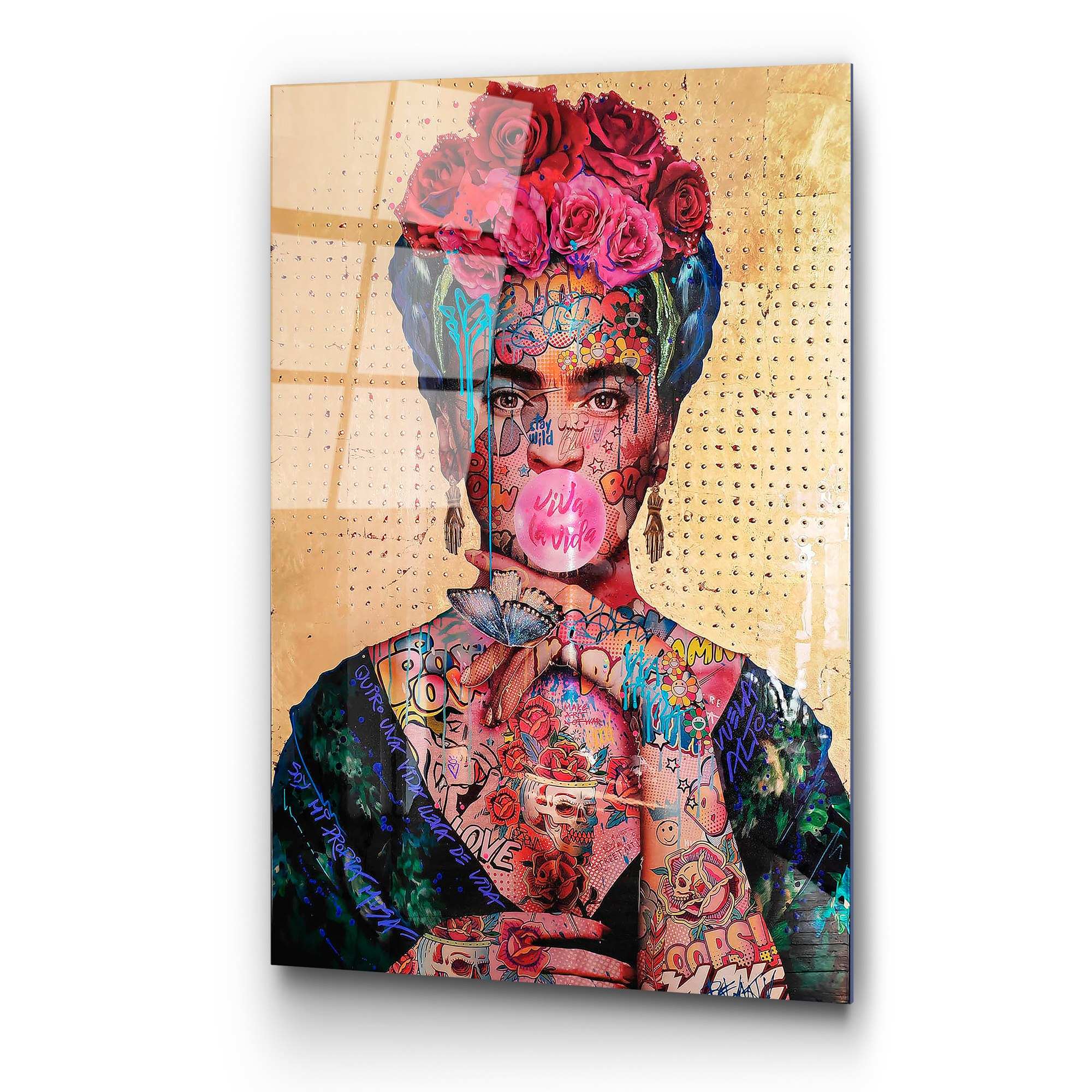 Quadro Decorativo em Vidro Temperado Multicolor UV-722 (70 x 100 cm, 4 mm)