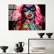 Quadro Decorativo em Vidro Temperado 100% (4 mm), Multicolor, 70 x 100 cm – UV-724