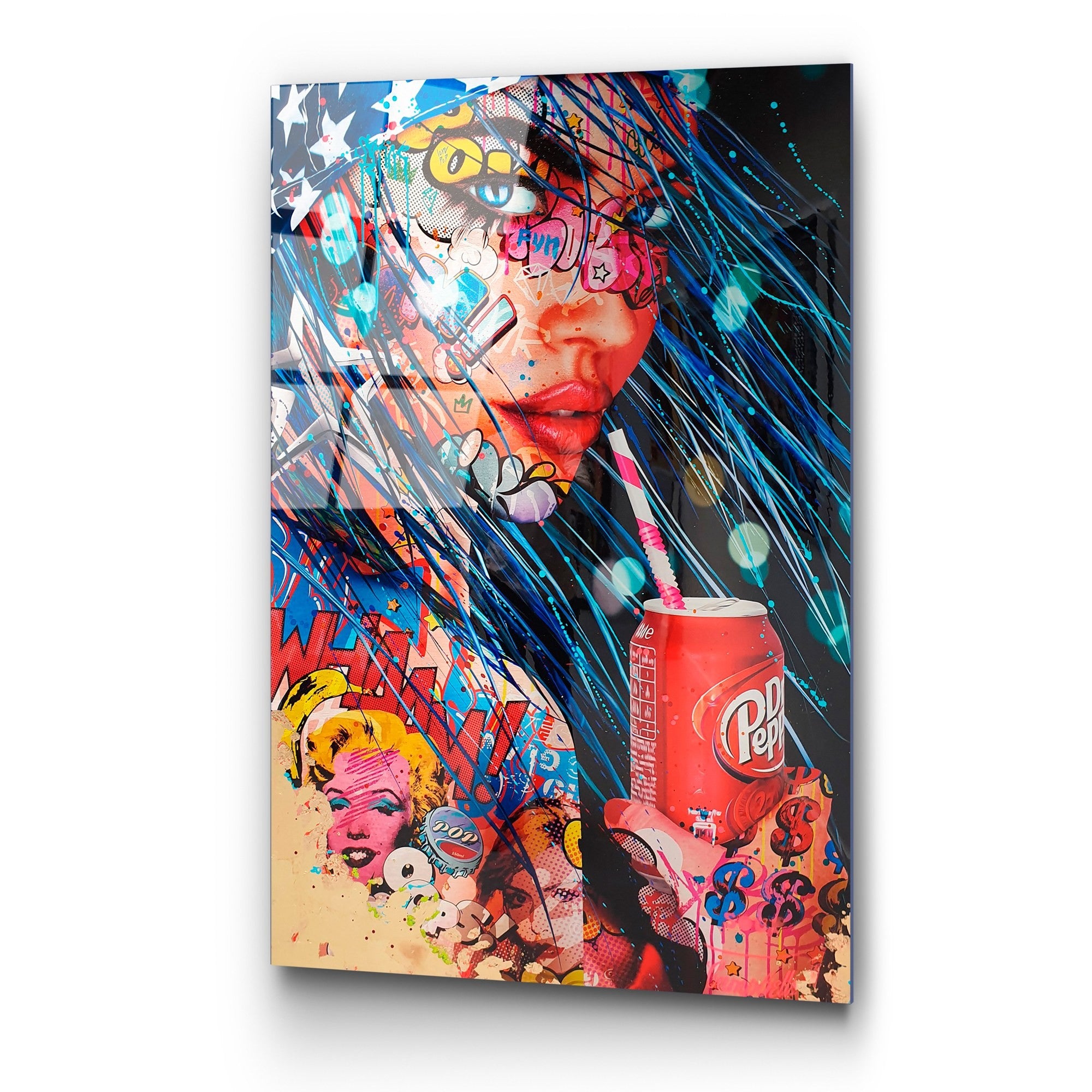 Quadro Decorativo em Vidro Temperado 70x100 cm (4 mm), Multicolor | UV-725