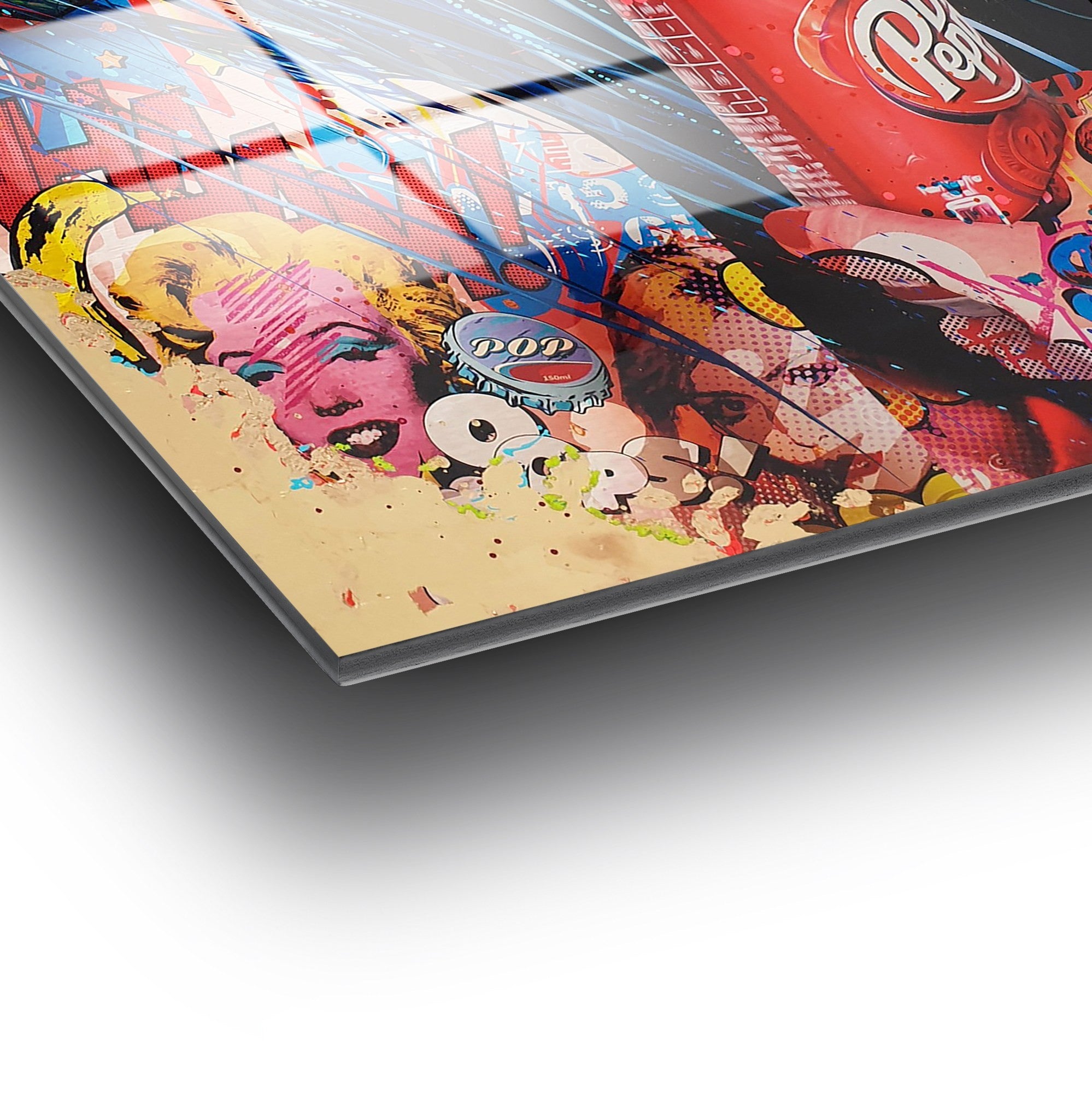 Quadro Decorativo em Vidro Temperado 70x100 cm (4 mm), Multicolor | UV-725