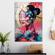 Quadro Decorativo em Vidro Temperado UV-726, Multicolor, 70 x 100 cm, 4 mm