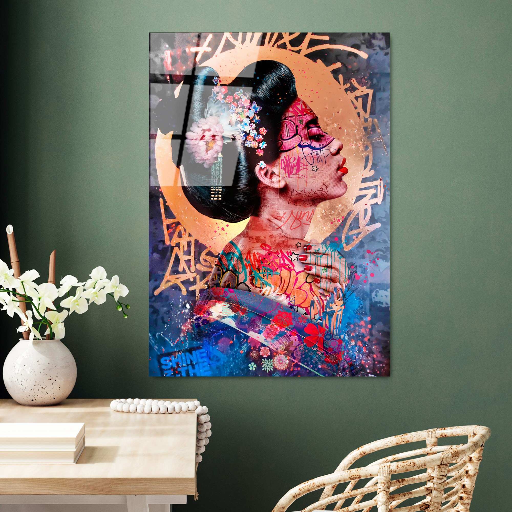 Quadro Decorativo 100% Vidro Temperado 70x100 cm Multicolor (4 mm) – UV-727