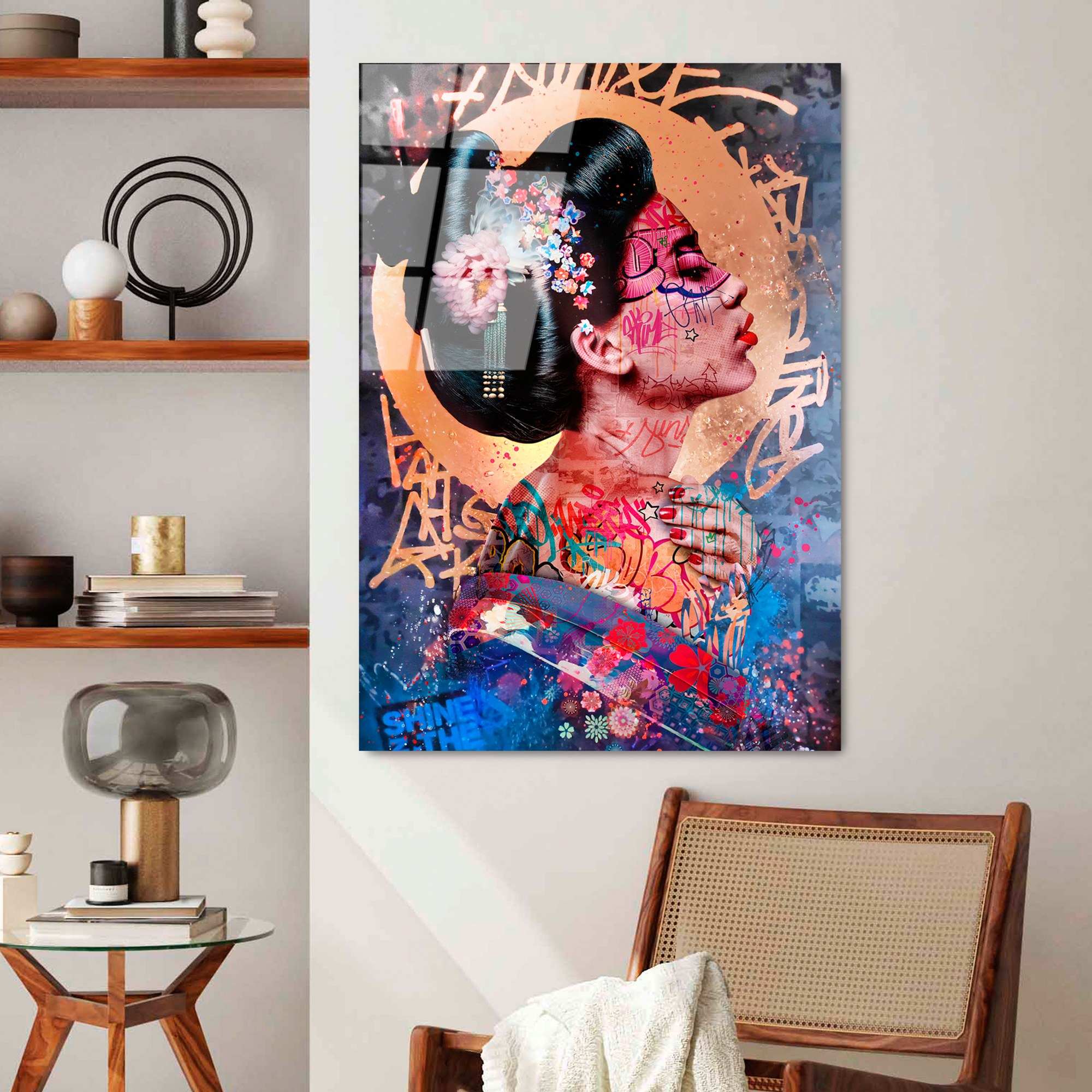 Quadro Decorativo 100% Vidro Temperado 70x100 cm Multicolor (4 mm) – UV-727