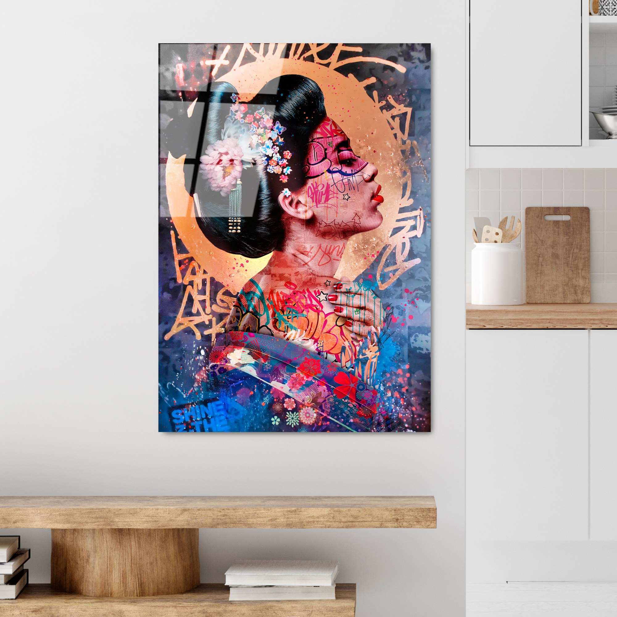 Quadro Decorativo 100% Vidro Temperado 70x100 cm Multicolor (4 mm) – UV-727