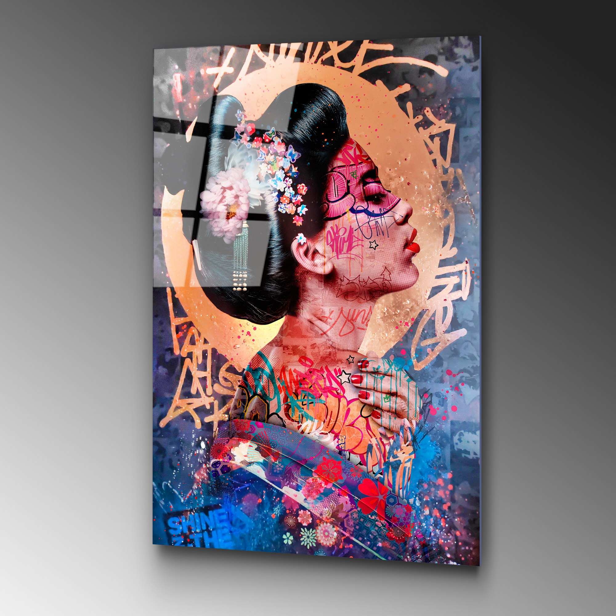 Quadro Decorativo 100% Vidro Temperado 70x100 cm Multicolor (4 mm) – UV-727