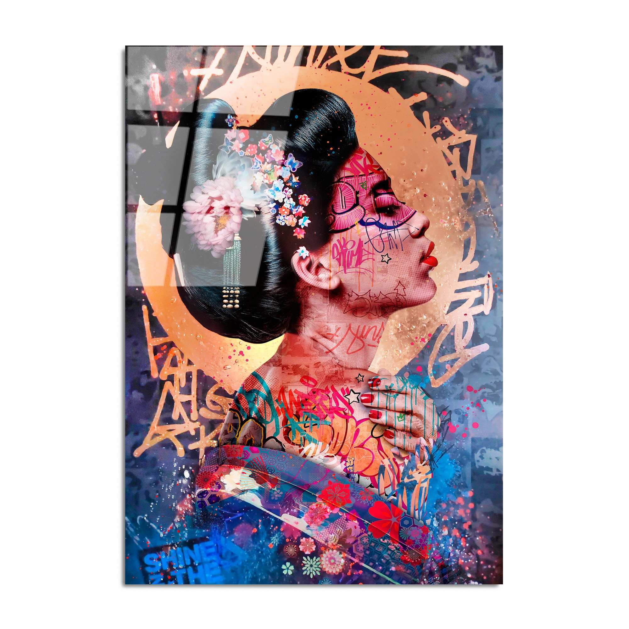 Quadro Decorativo 100% Vidro Temperado 70x100 cm Multicolor (4 mm) – UV-727