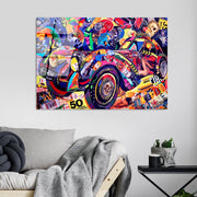Quadro Decorativo em Vidro Temperado 70x100 cm (4 mm) – Multicolor | UV-729