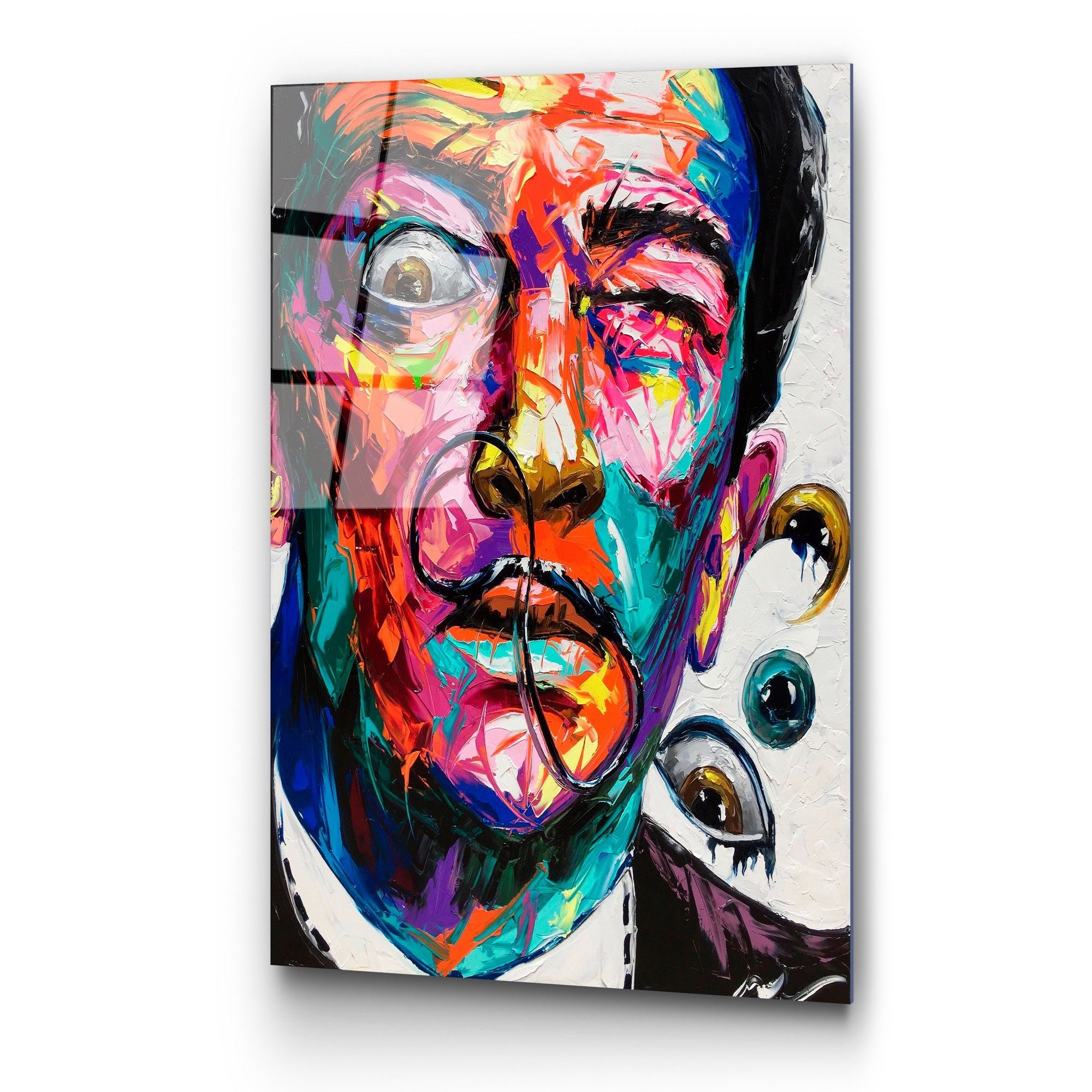 Quadro Decorativo em Vidro Temperado UV-731 (100% Vidro Temperado, 4 mm), Multicolor, 70 x 100 cm