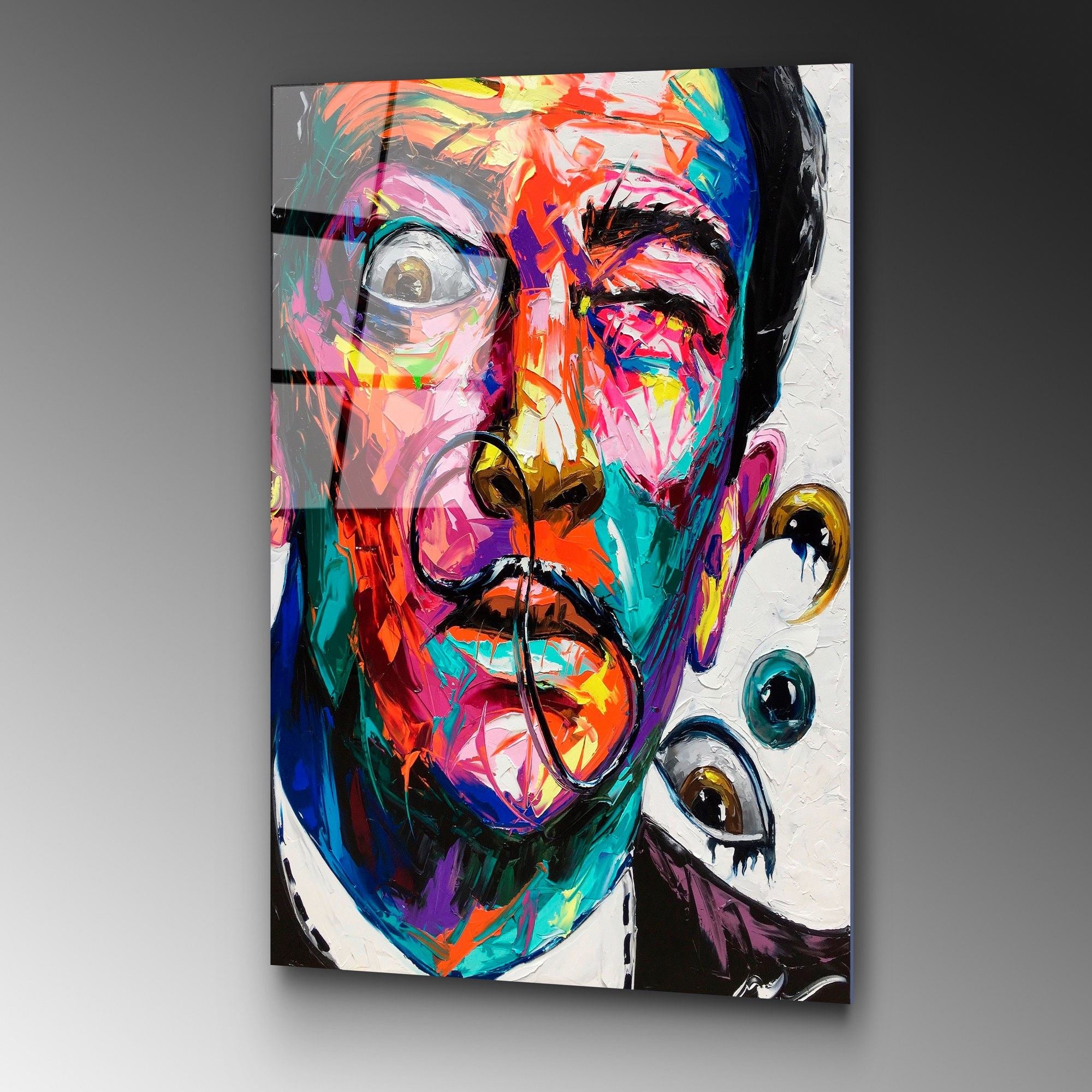 Quadro Decorativo em Vidro Temperado UV-731 (100% Vidro Temperado, 4 mm), Multicolor, 70 x 100 cm