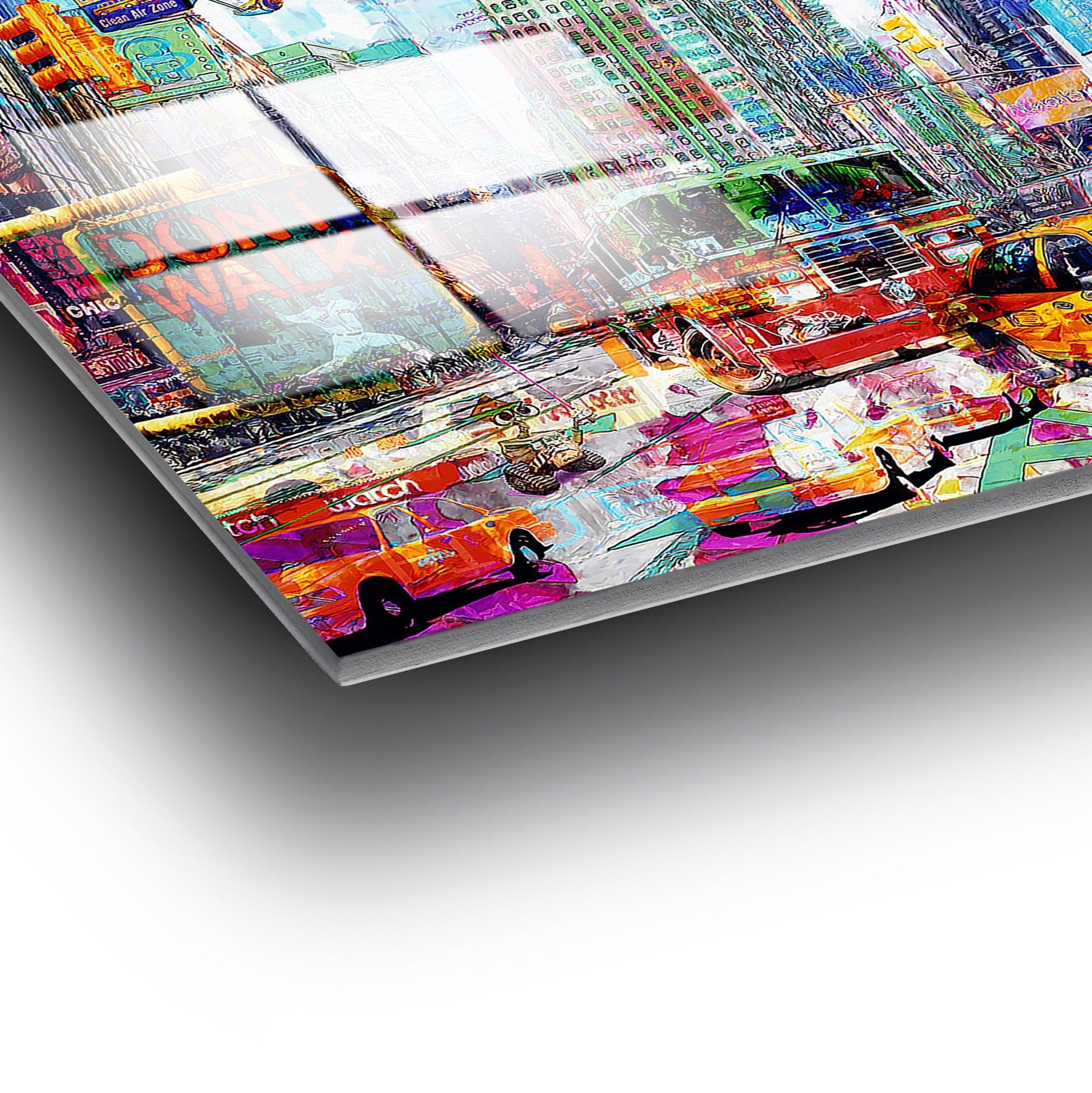 Quadro Decorativo em Vidro Temperado UV-734, 70 x 100 cm, Multicolor (4 mm)