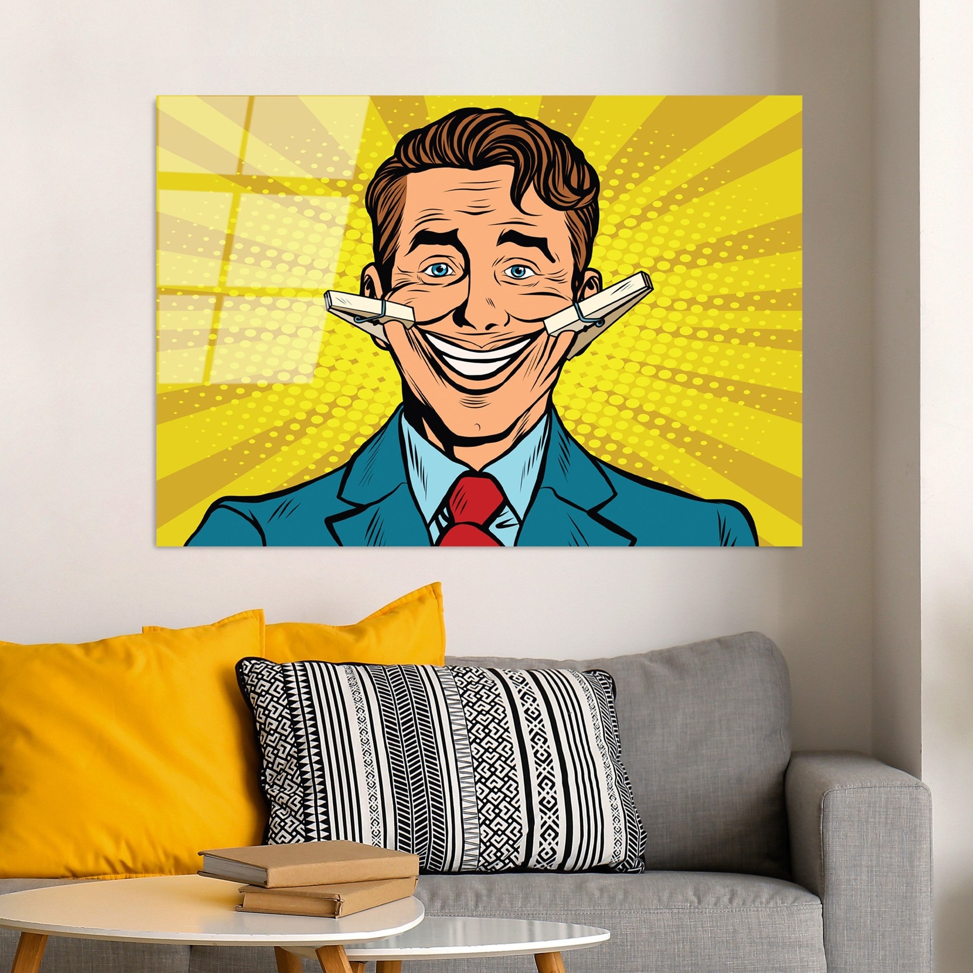 Quadro Decorativo em Vidro Temperado UV-737, Multicolor, 70 x 100 cm (4 mm)