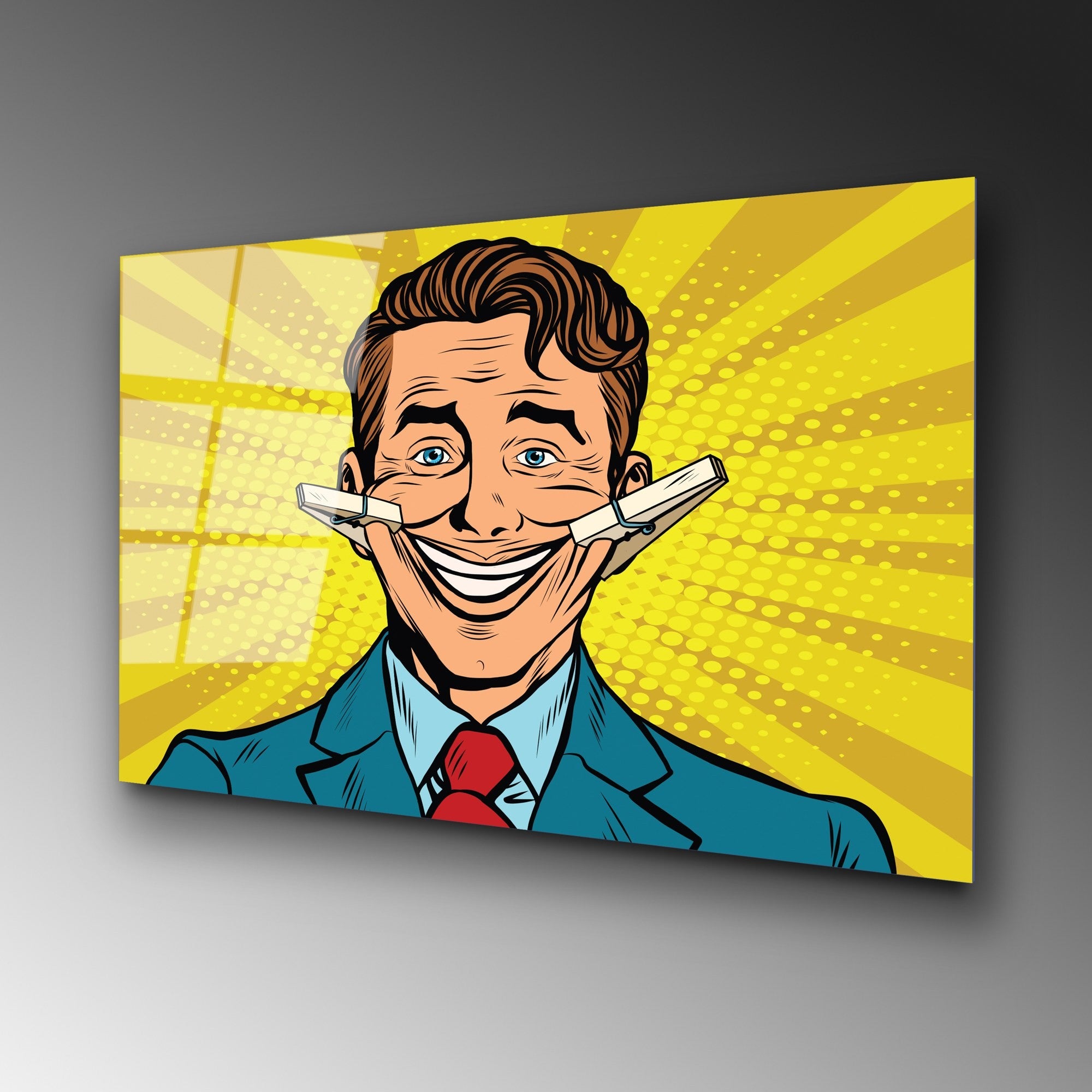 Quadro Decorativo em Vidro Temperado UV-737, Multicolor, 70 x 100 cm (4 mm)