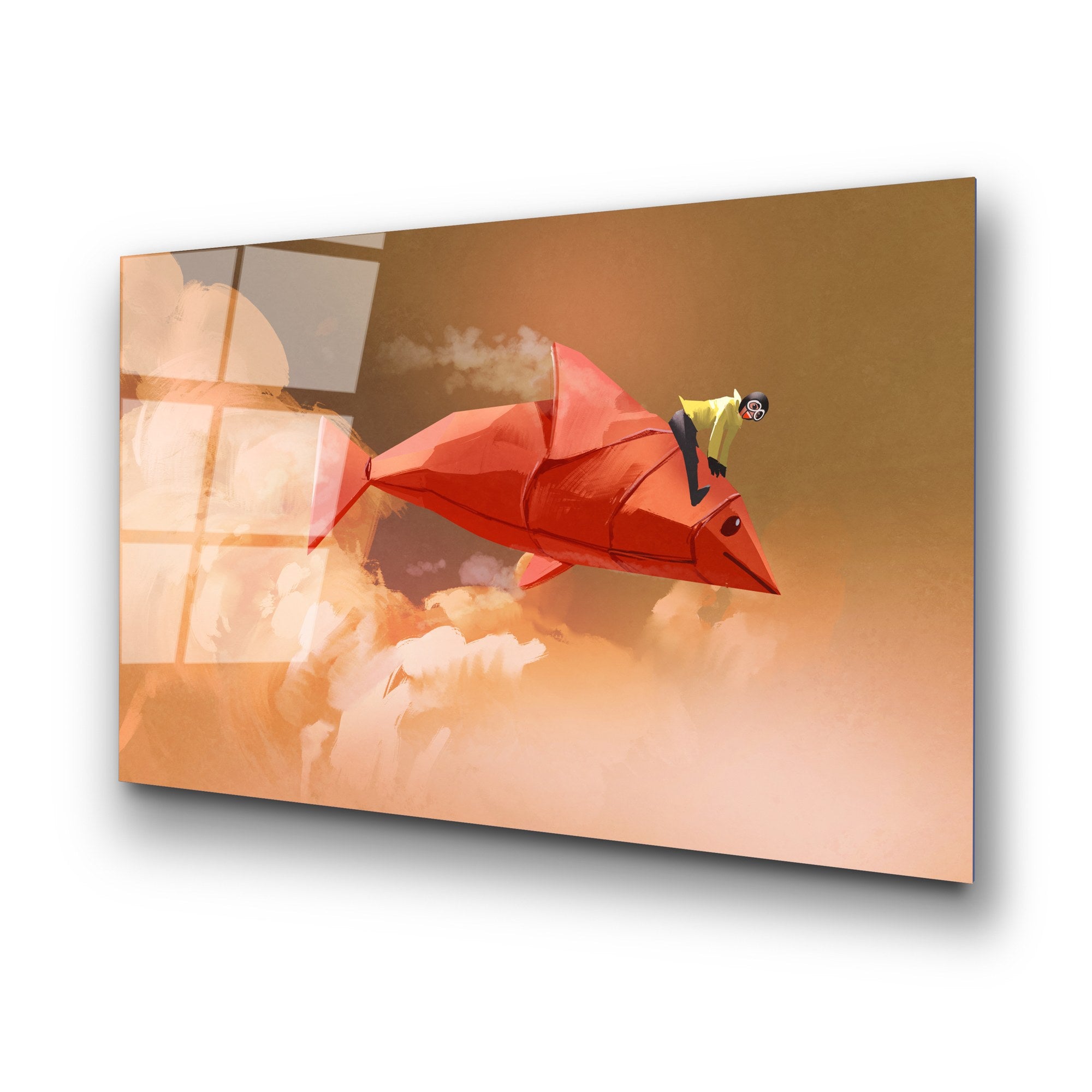 Quadro Decorativo em Vidro Temperado 100% UV-738, Multicolor, 70 x 100 cm (4 mm)