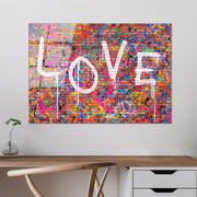 Quadro Decorativo em Vidro Temperado UV-740, 70 x 100 cm, Multicolor, 4 mm