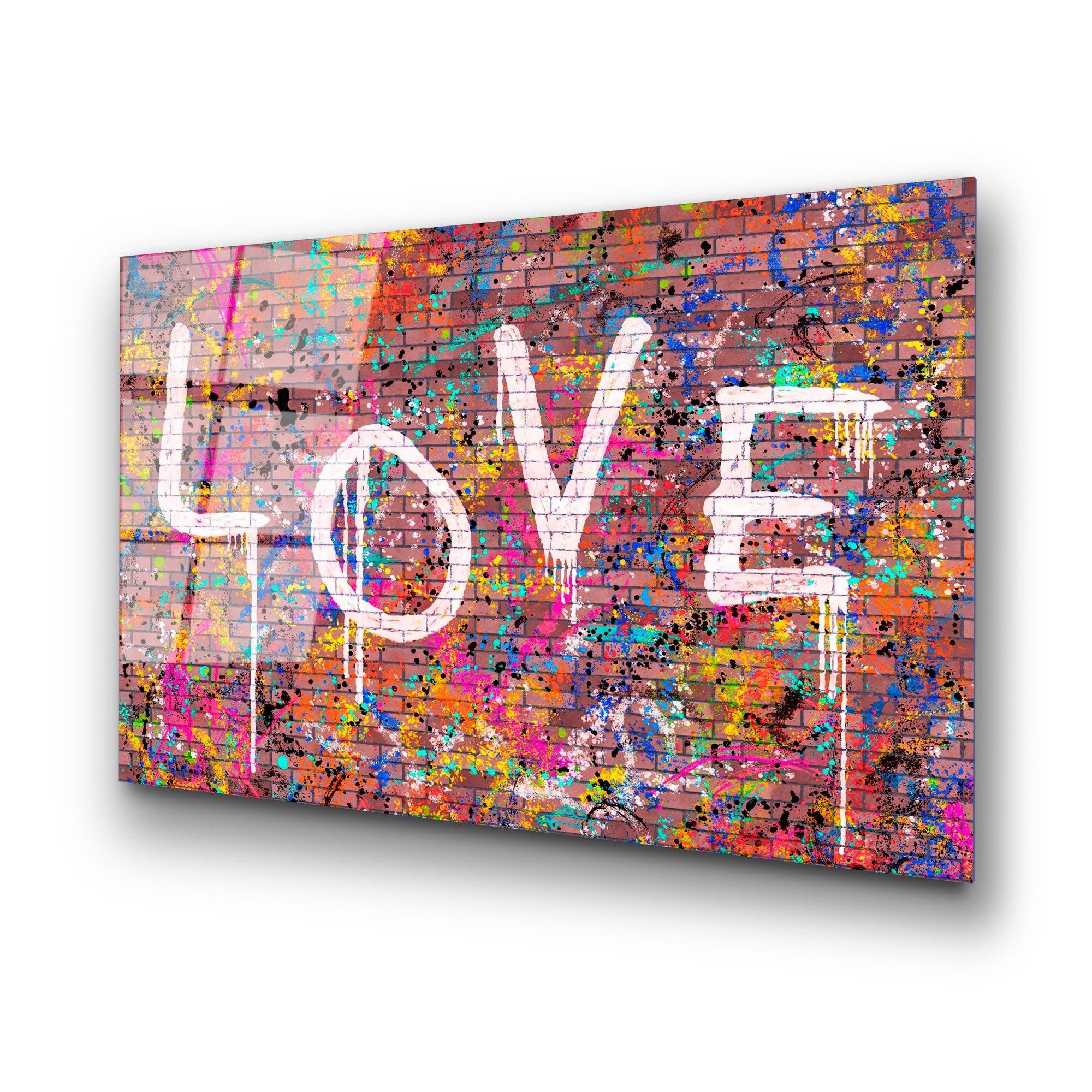 Quadro Decorativo em Vidro Temperado UV-740, 70 x 100 cm, Multicolor, 4 mm