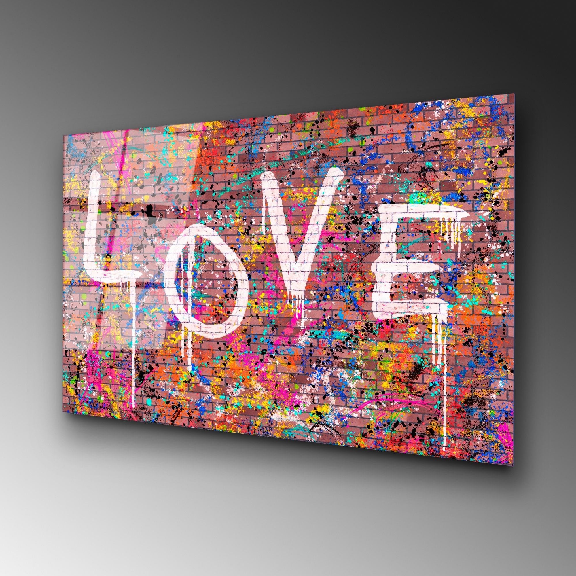 Quadro Decorativo em Vidro Temperado UV-740, 70 x 100 cm, Multicolor, 4 mm