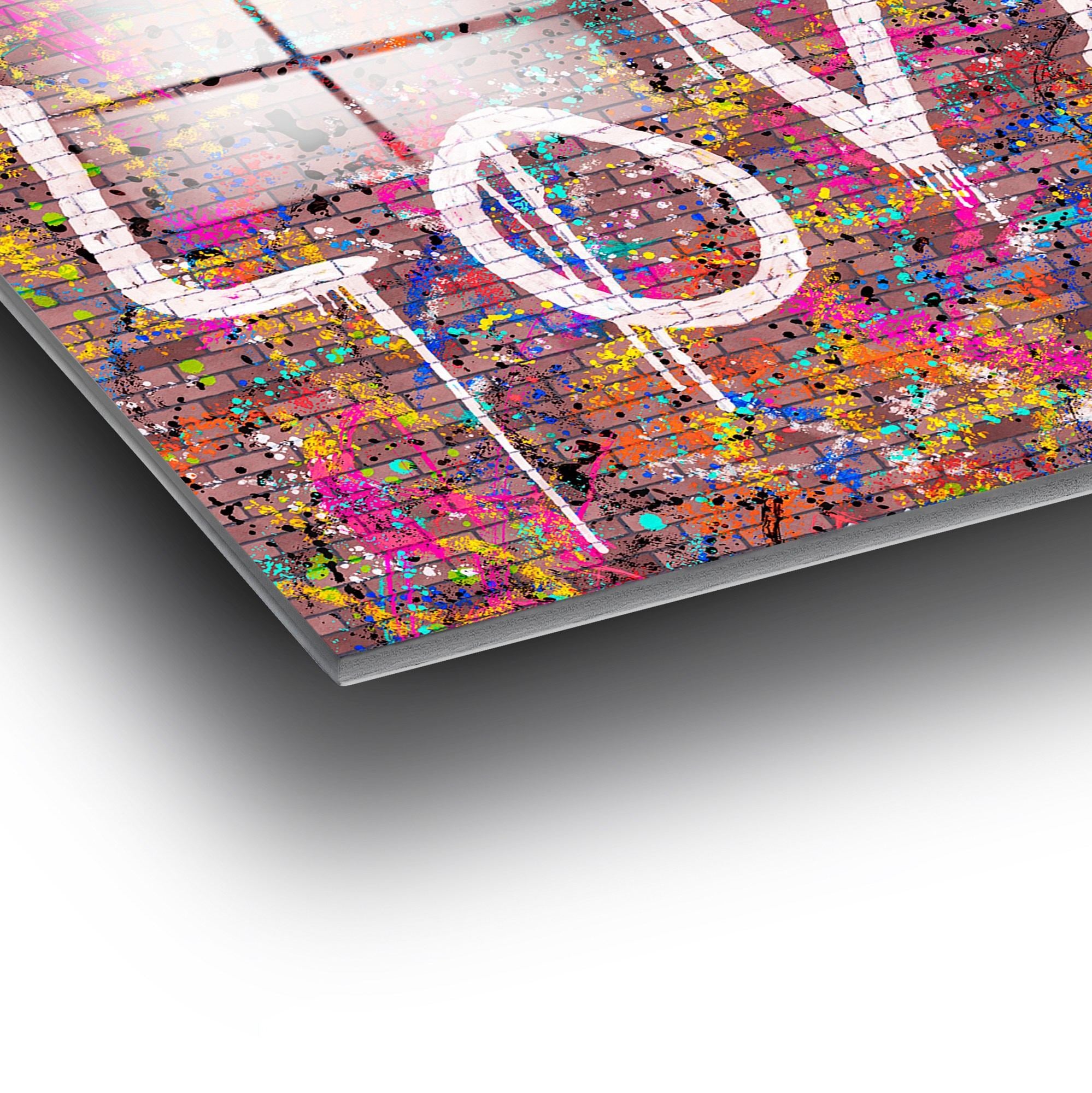 Quadro Decorativo em Vidro Temperado UV-740, 70 x 100 cm, Multicolor, 4 mm